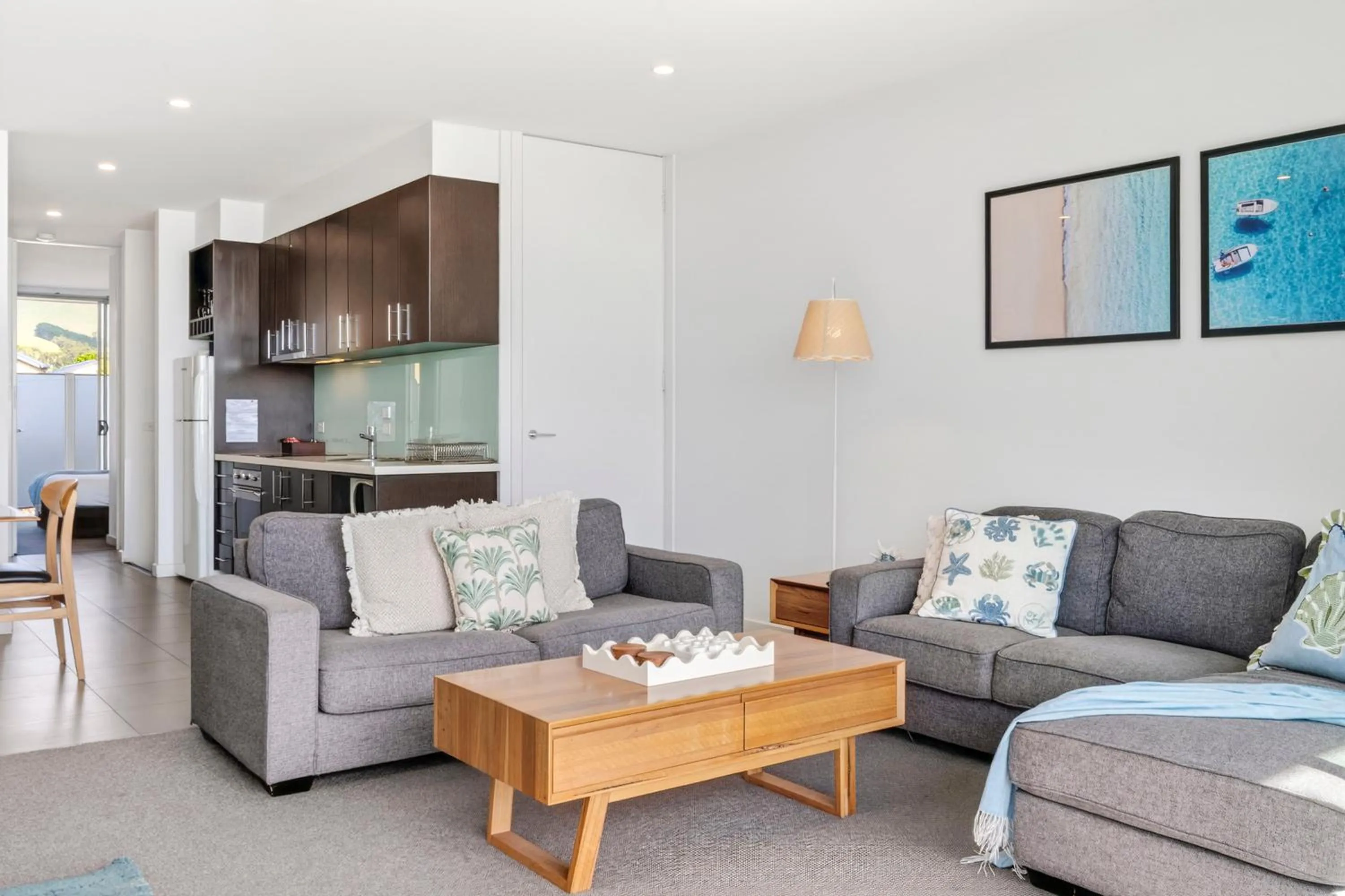 Living room in The Dolphin Apartments