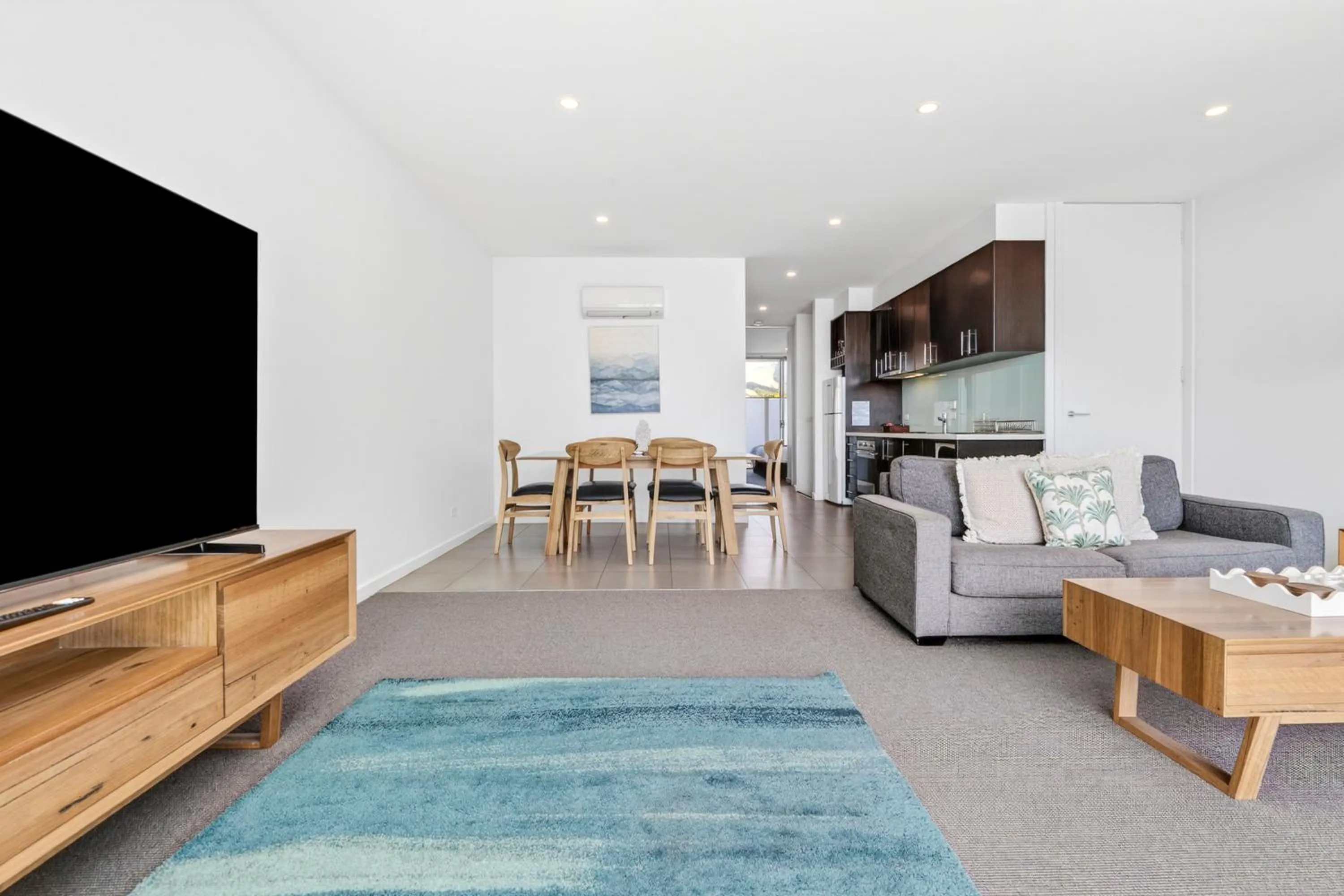 Living room in The Dolphin Apartments