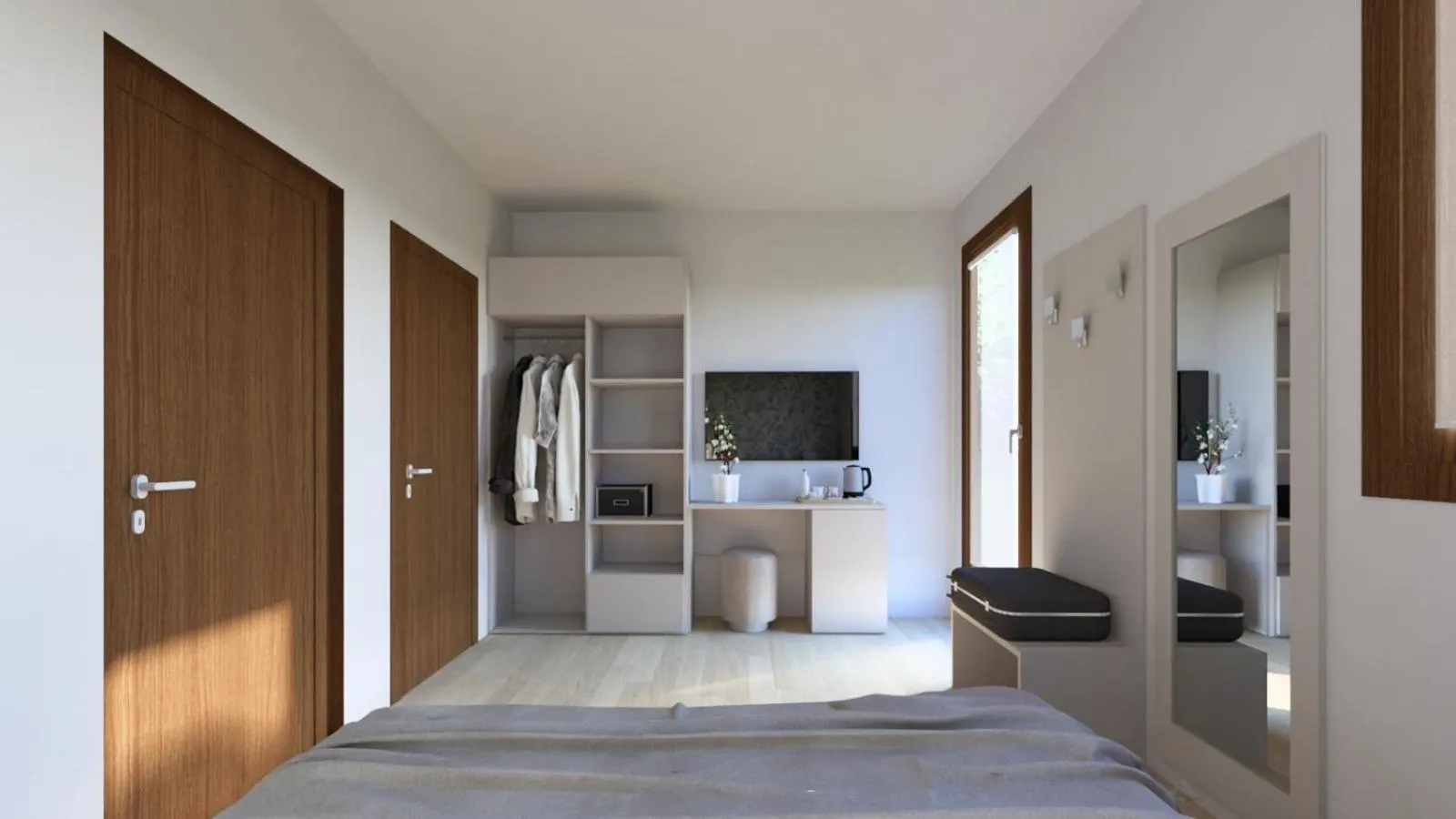 Bedroom, Bed in Hotel e Ristorante Cassone