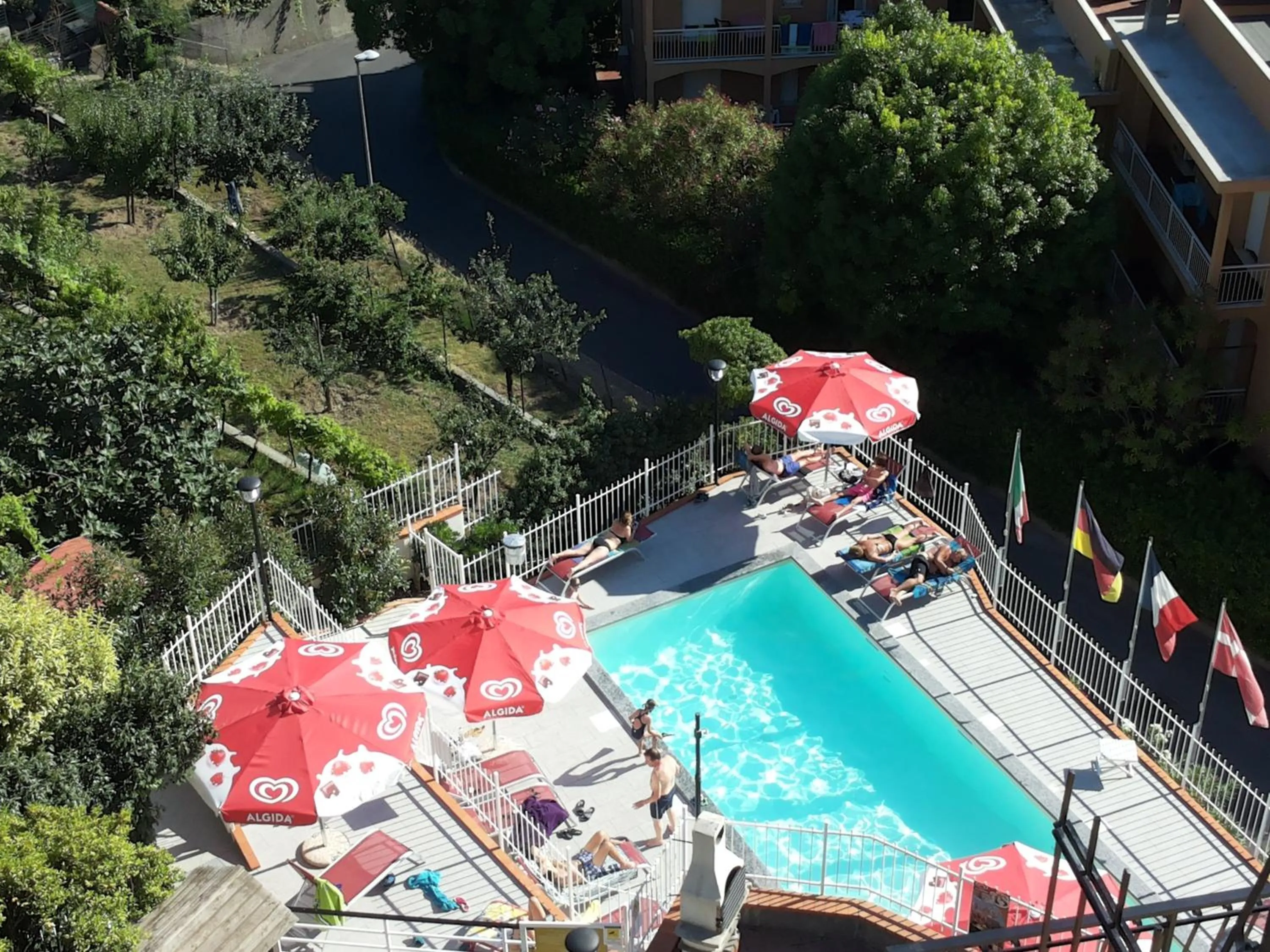 Bird's eye view in Residence Oleandro