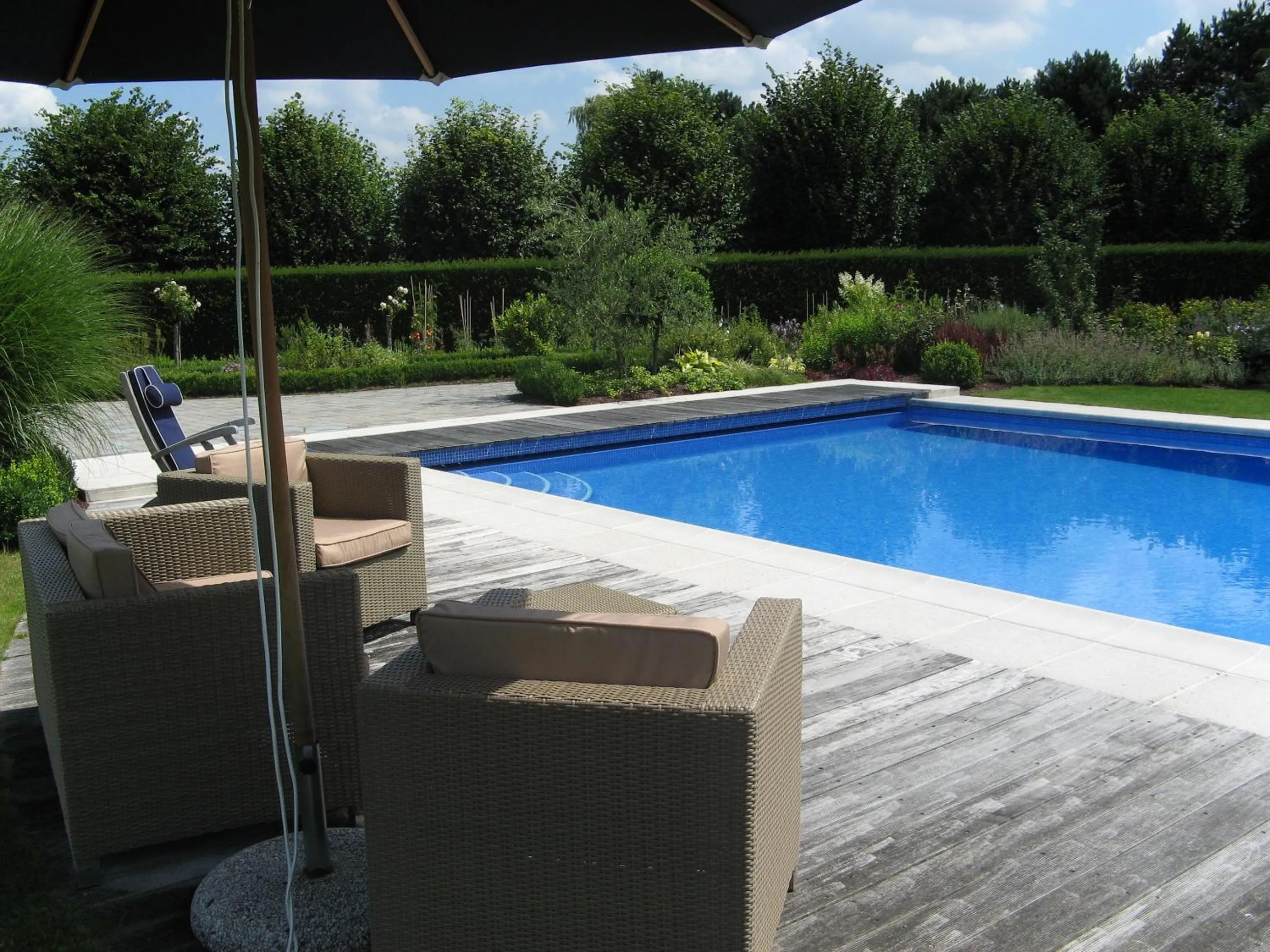 Swimming pool in B&B Au Grenier