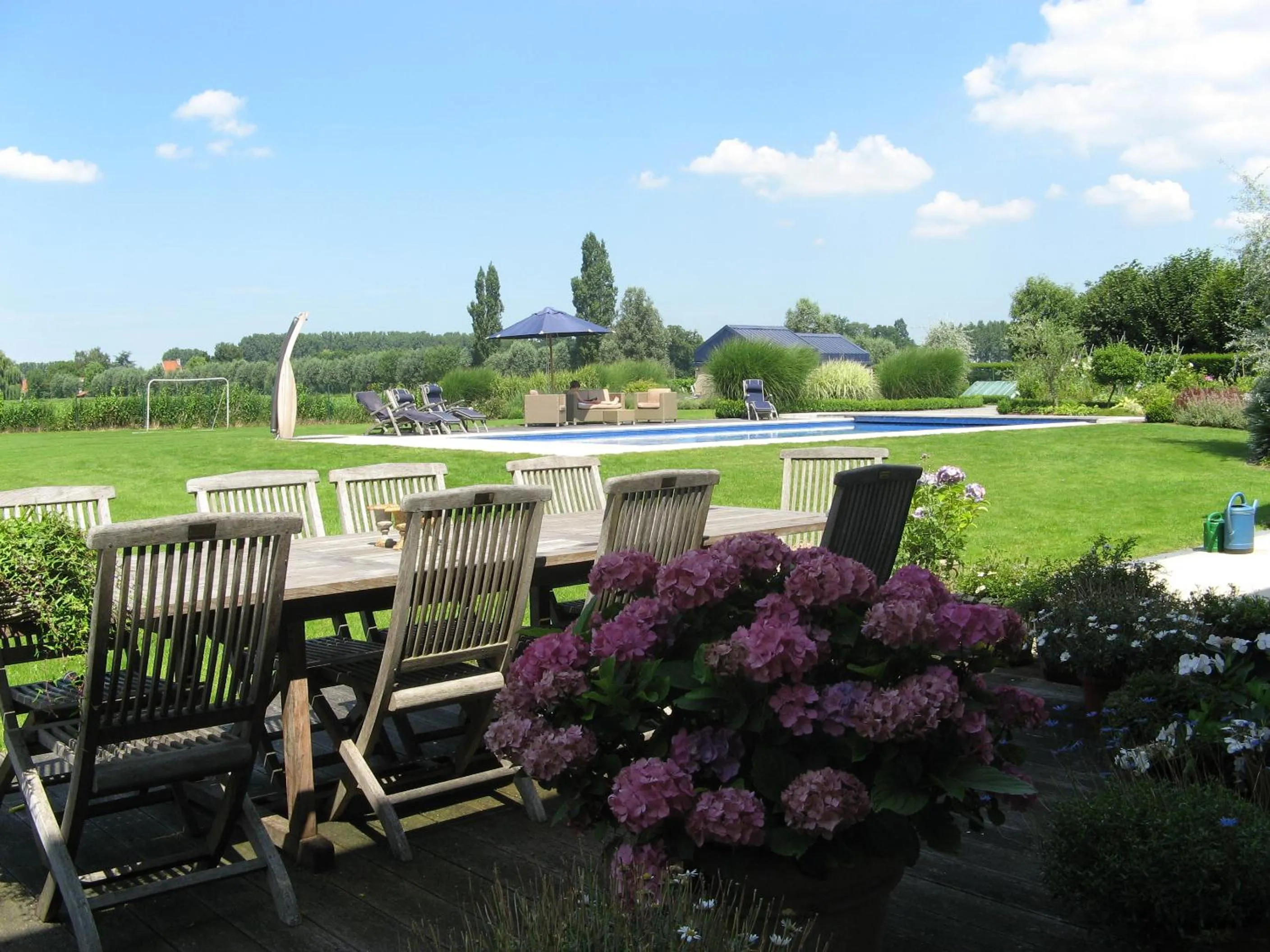 Garden in B&B Au Grenier