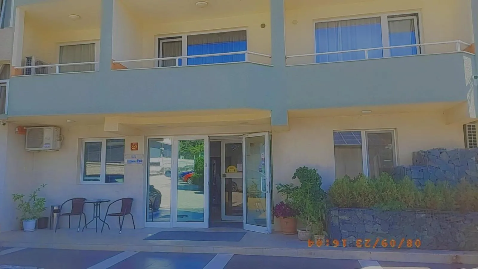 Facade/entrance in Paralax Hotel