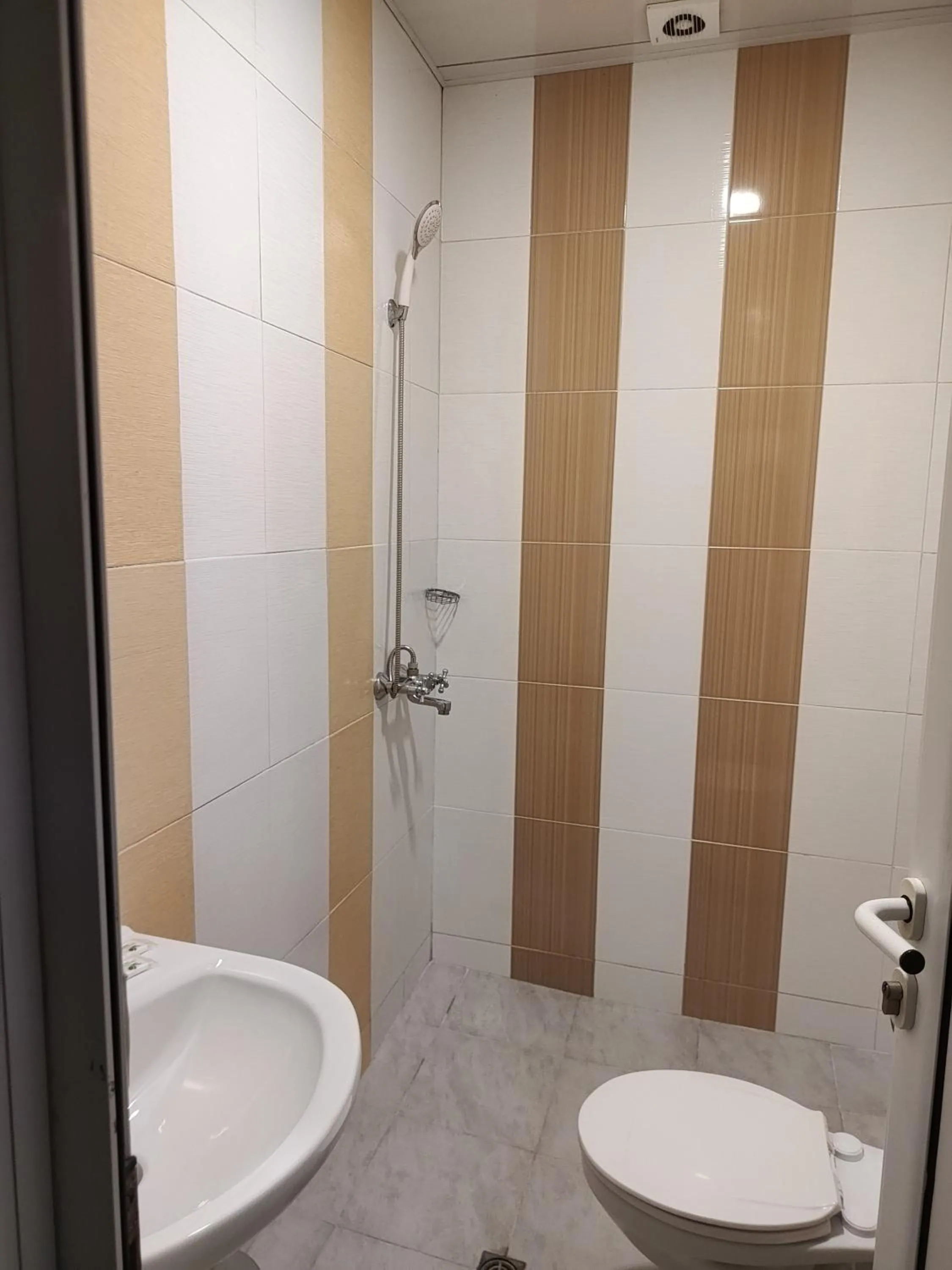 Shower in Paralax Hotel