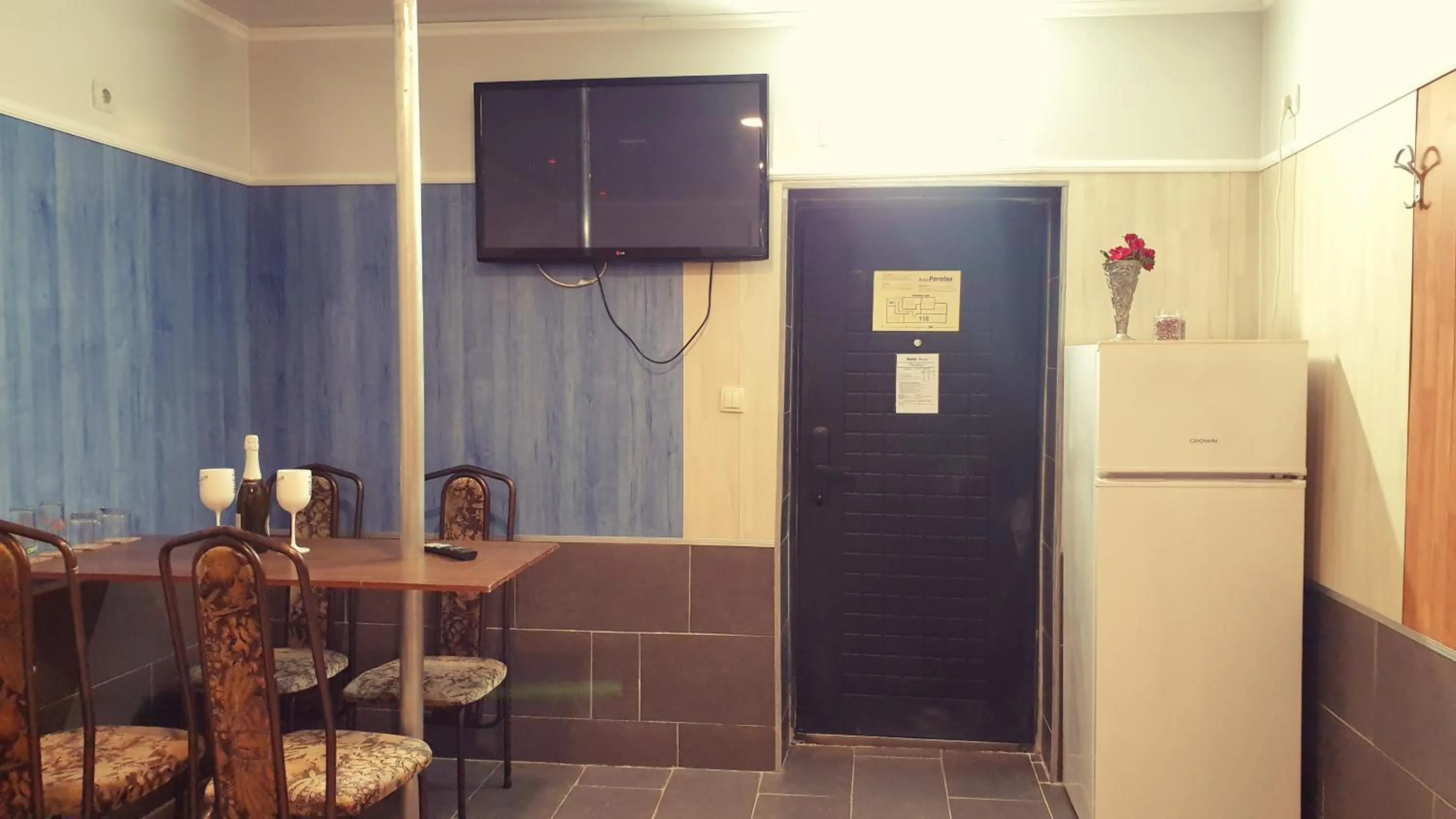 Seating area in Paralax Hotel