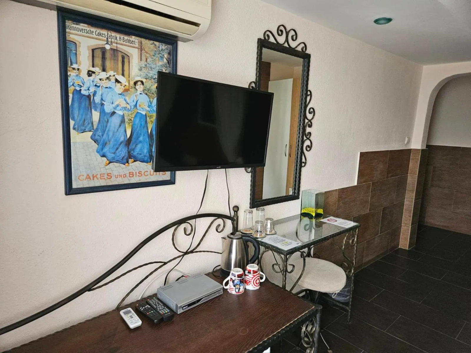 Seating area in Paralax Hotel