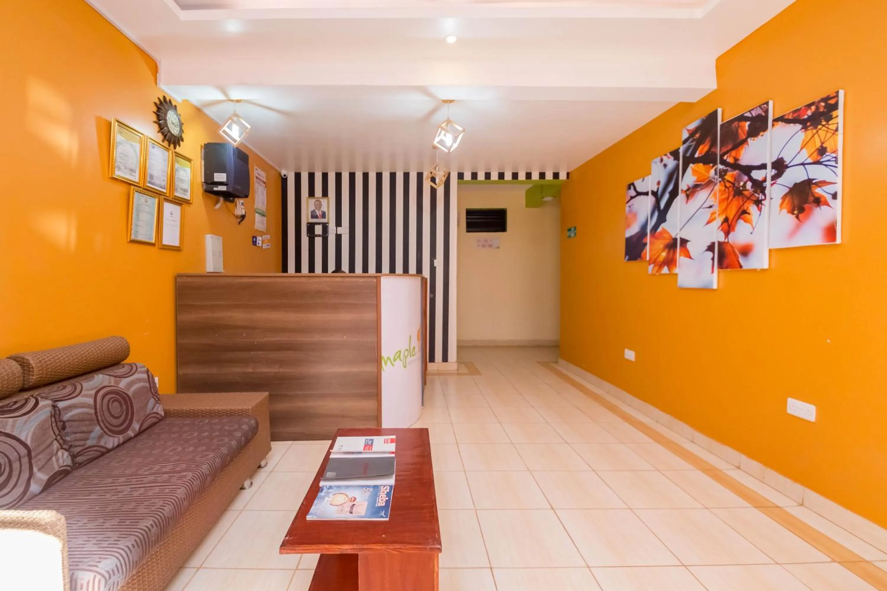 Lobby or reception in Maple Inn Hotel