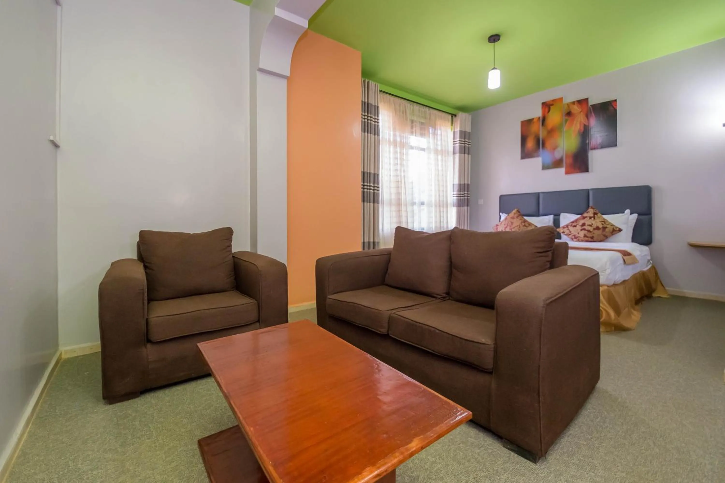 Seating area in Maple Inn Hotel