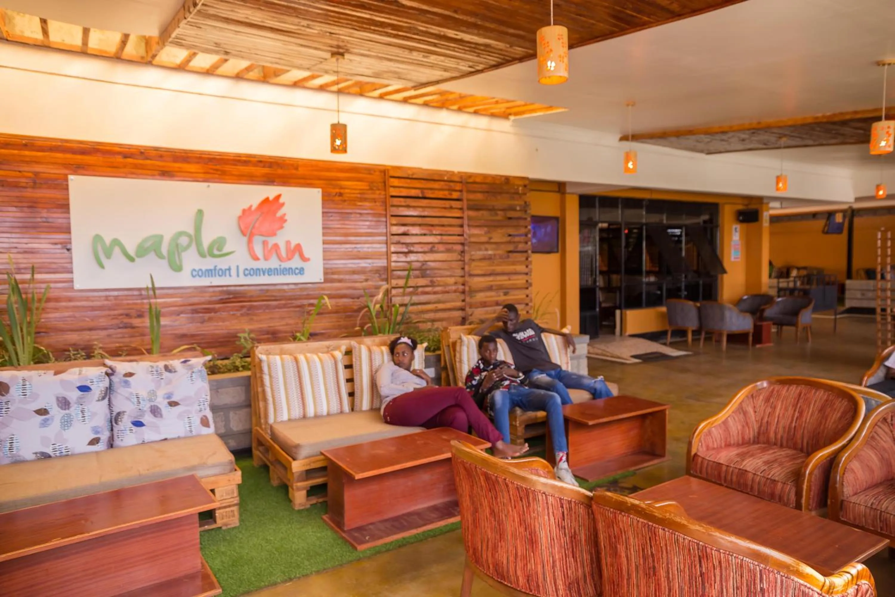 People in Maple Inn Hotel