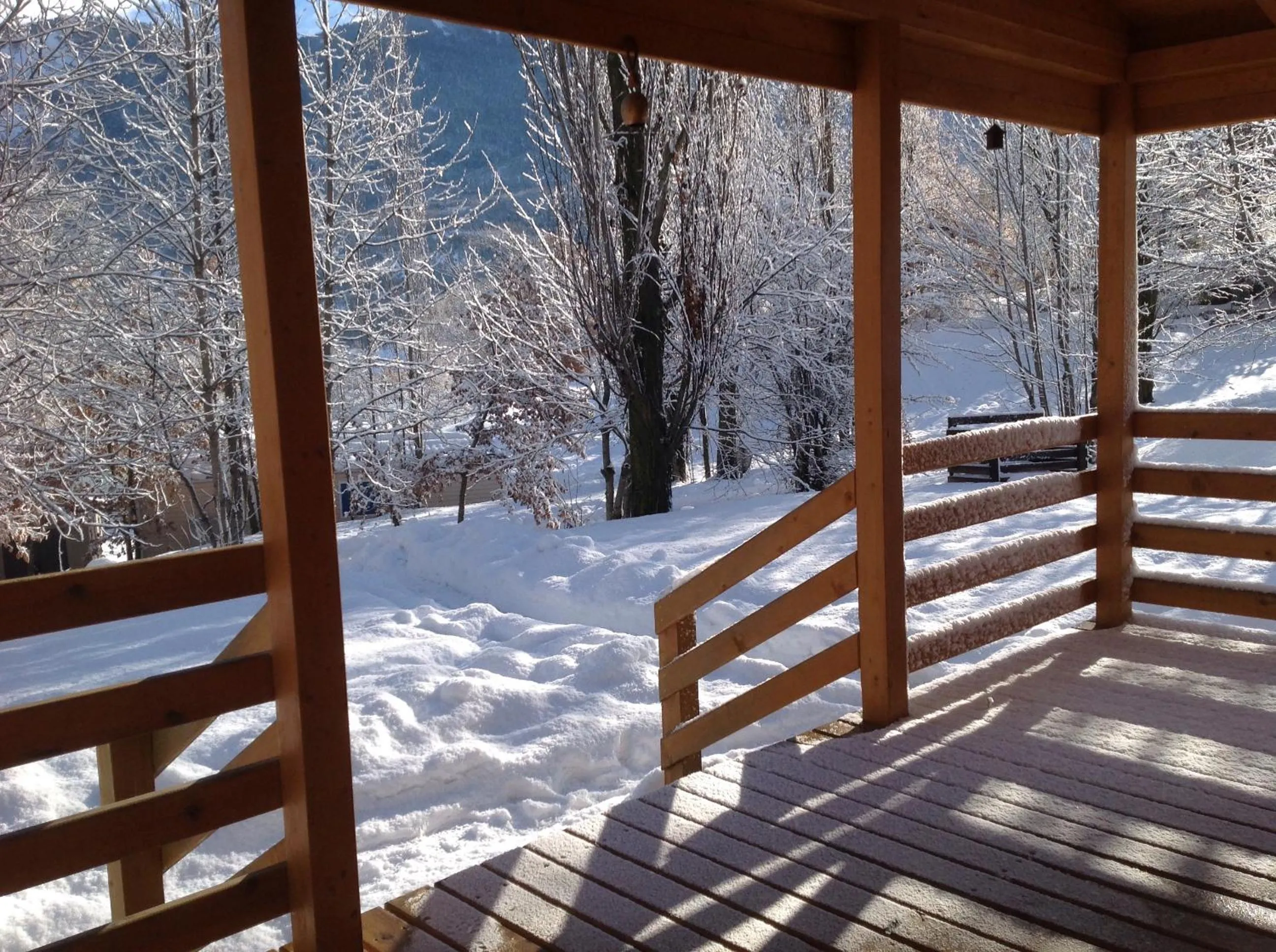 Patio in Camping, Hôtel De Plein Air Les Cariamas