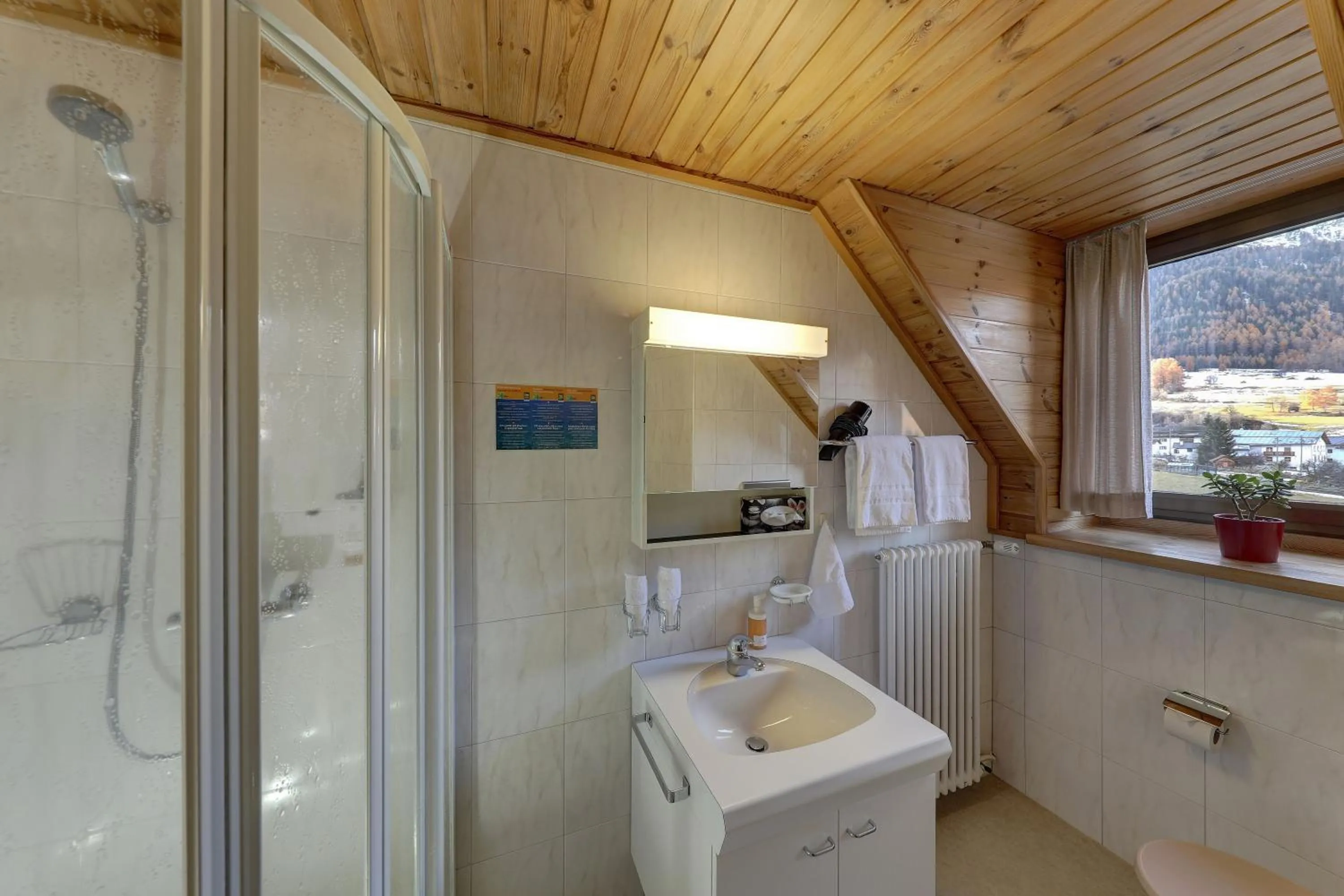 Bathroom in Hotel Schweizerhof Sta Maria