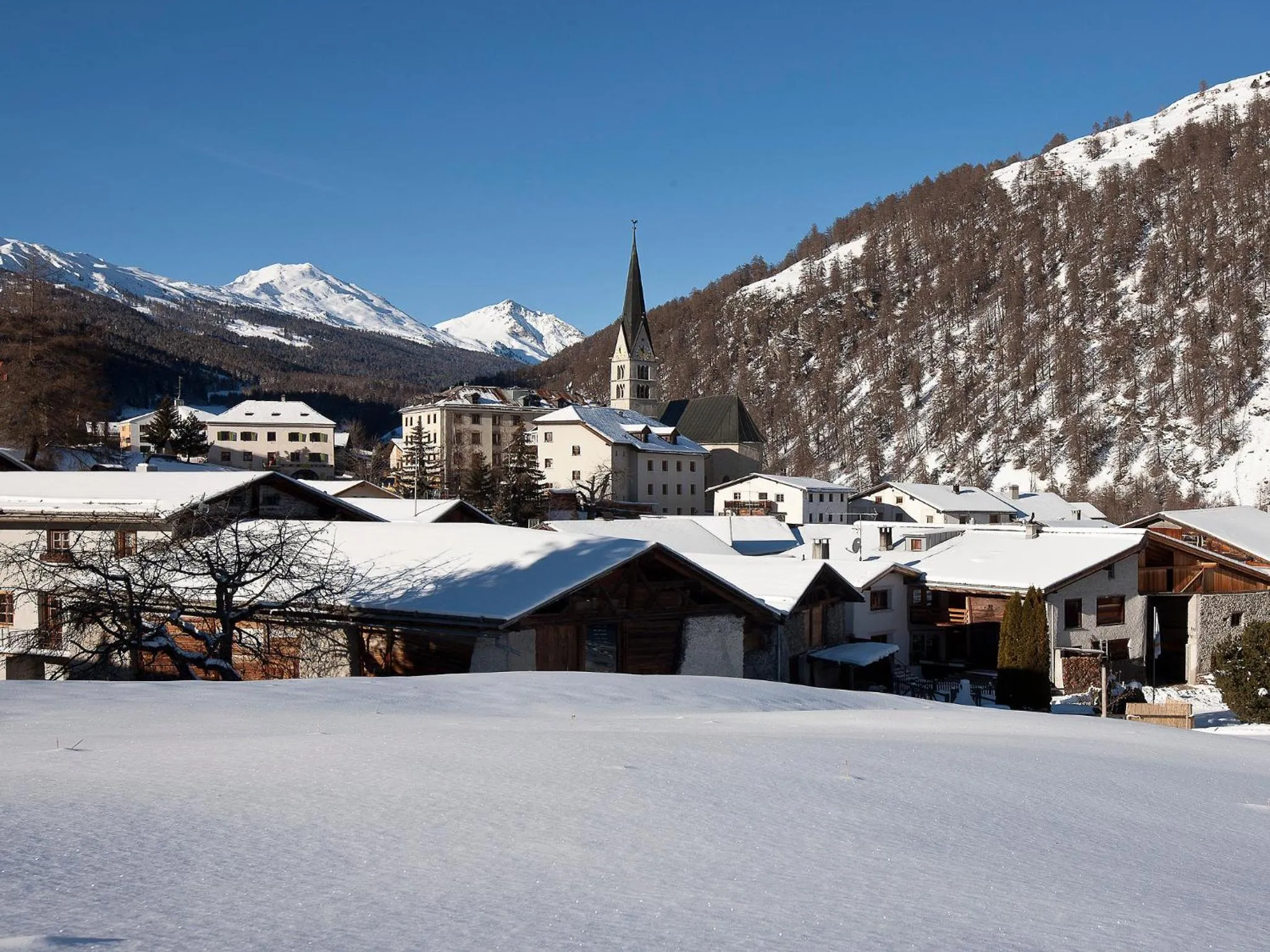 Natural landscape in Hotel Schweizerhof Sta Maria