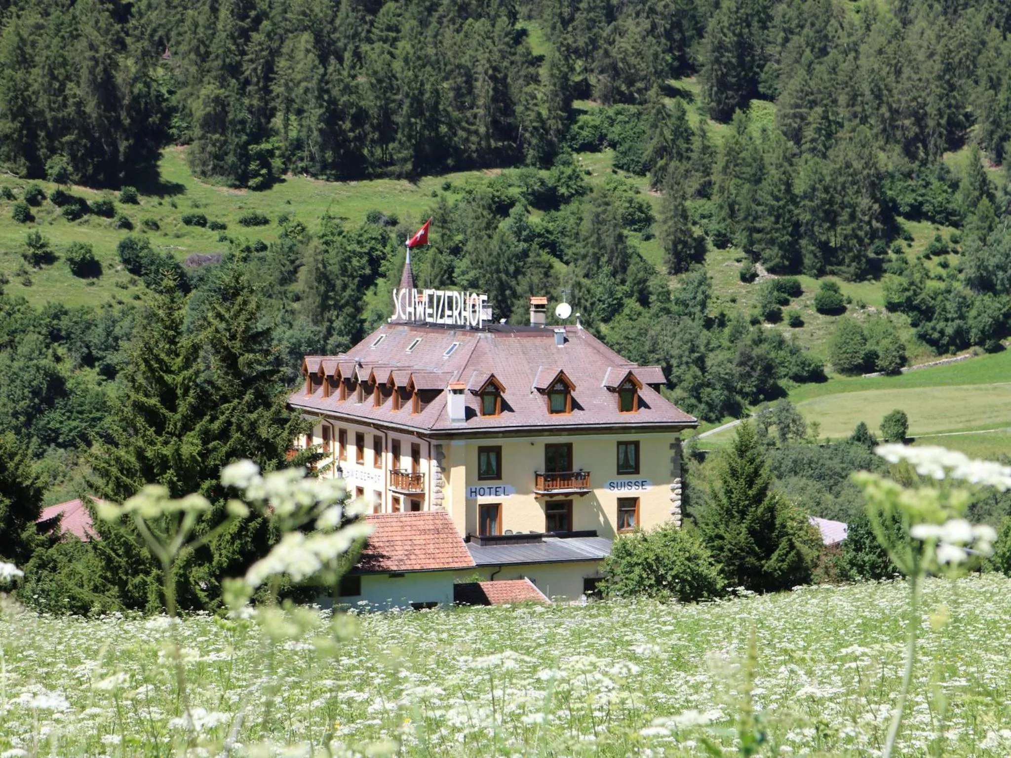 Property building in Hotel Schweizerhof Sta Maria
