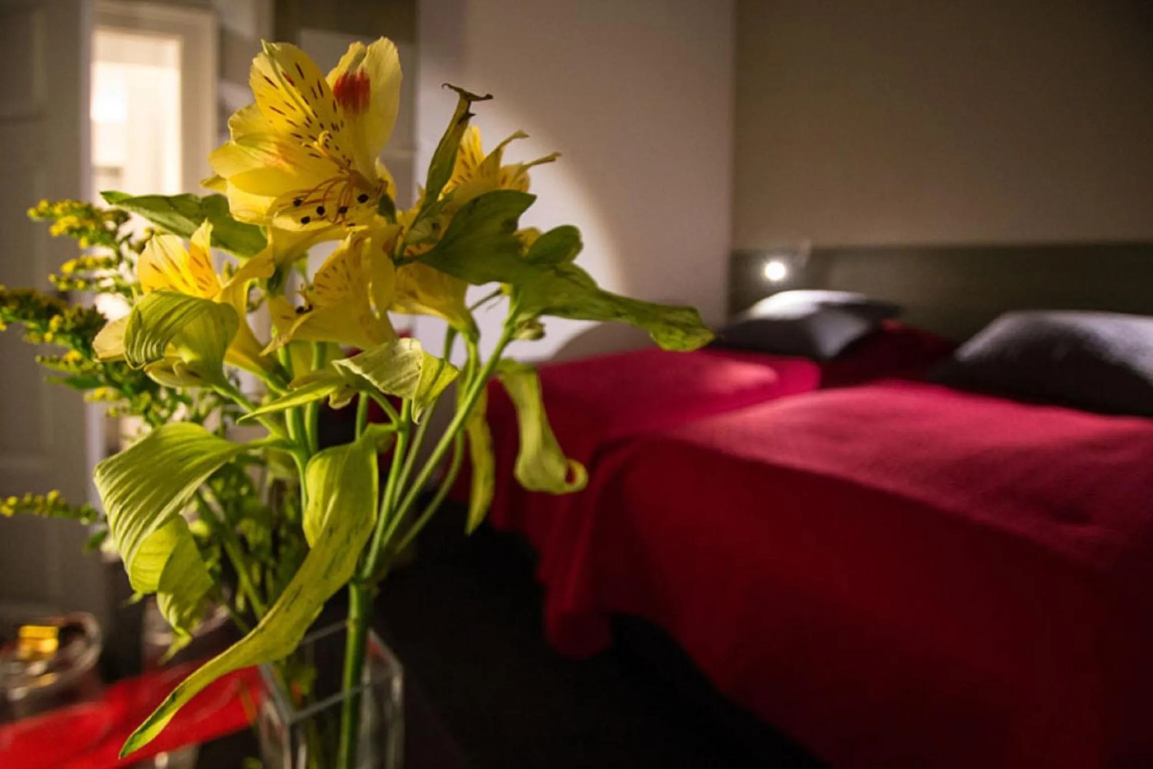 Decorative detail, Bed in 1891 Hildesheim Boutique Hotel