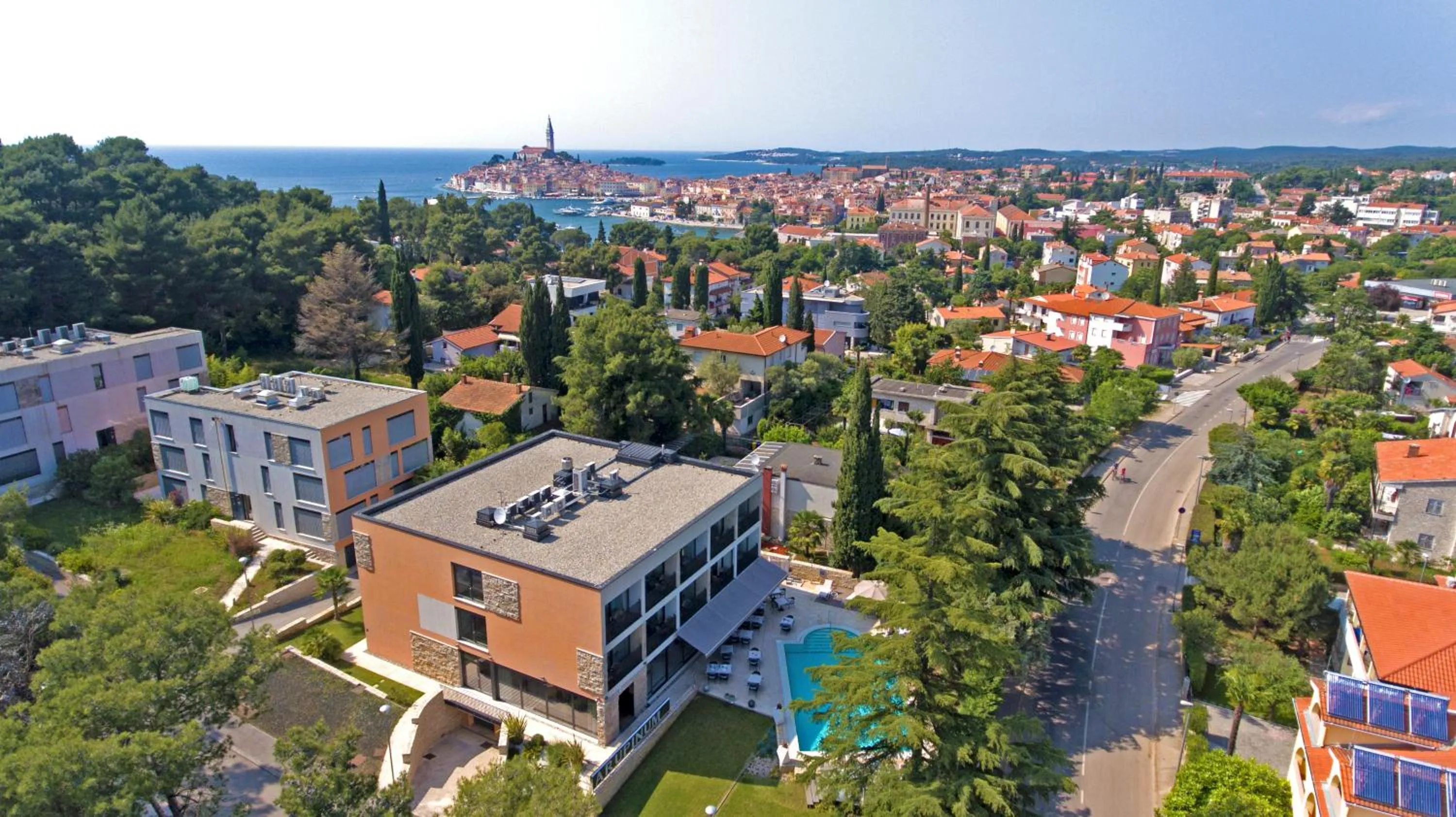Bird's eye view in Hotel Arupinum