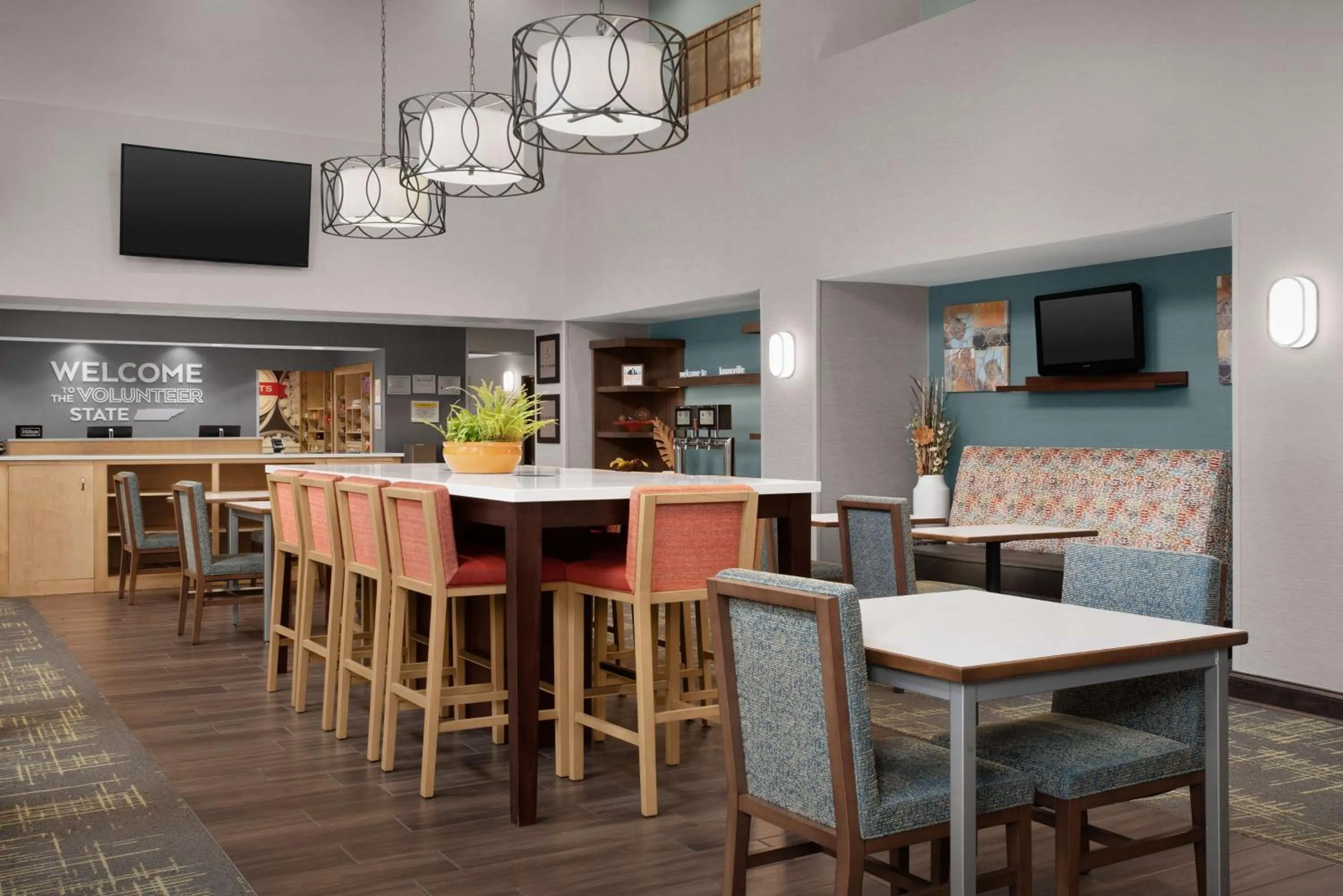 Lobby or reception in Hampton Inn & Suites-Knoxville/North I-75