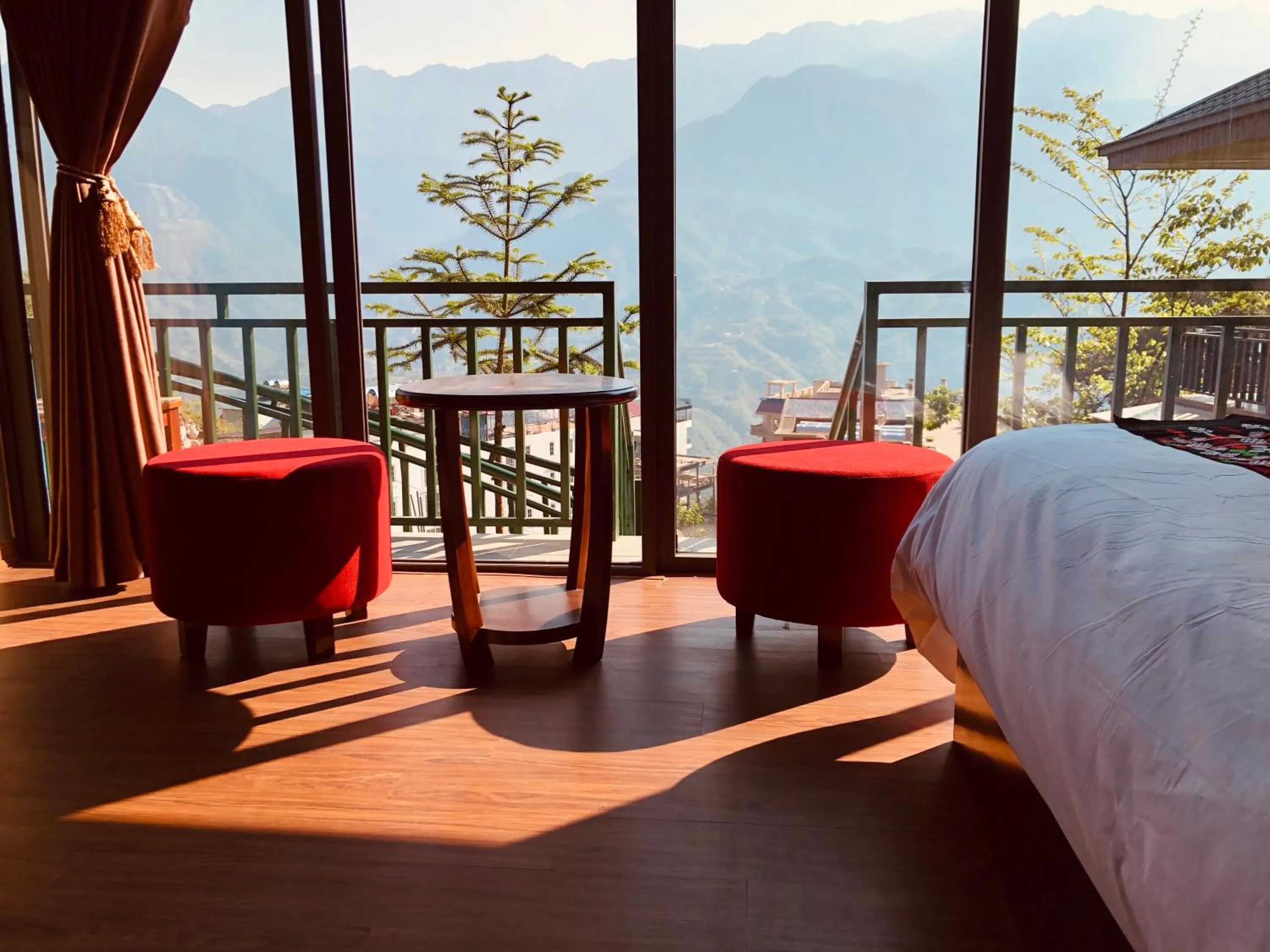 Mountain view in Youth Homestay Sapa