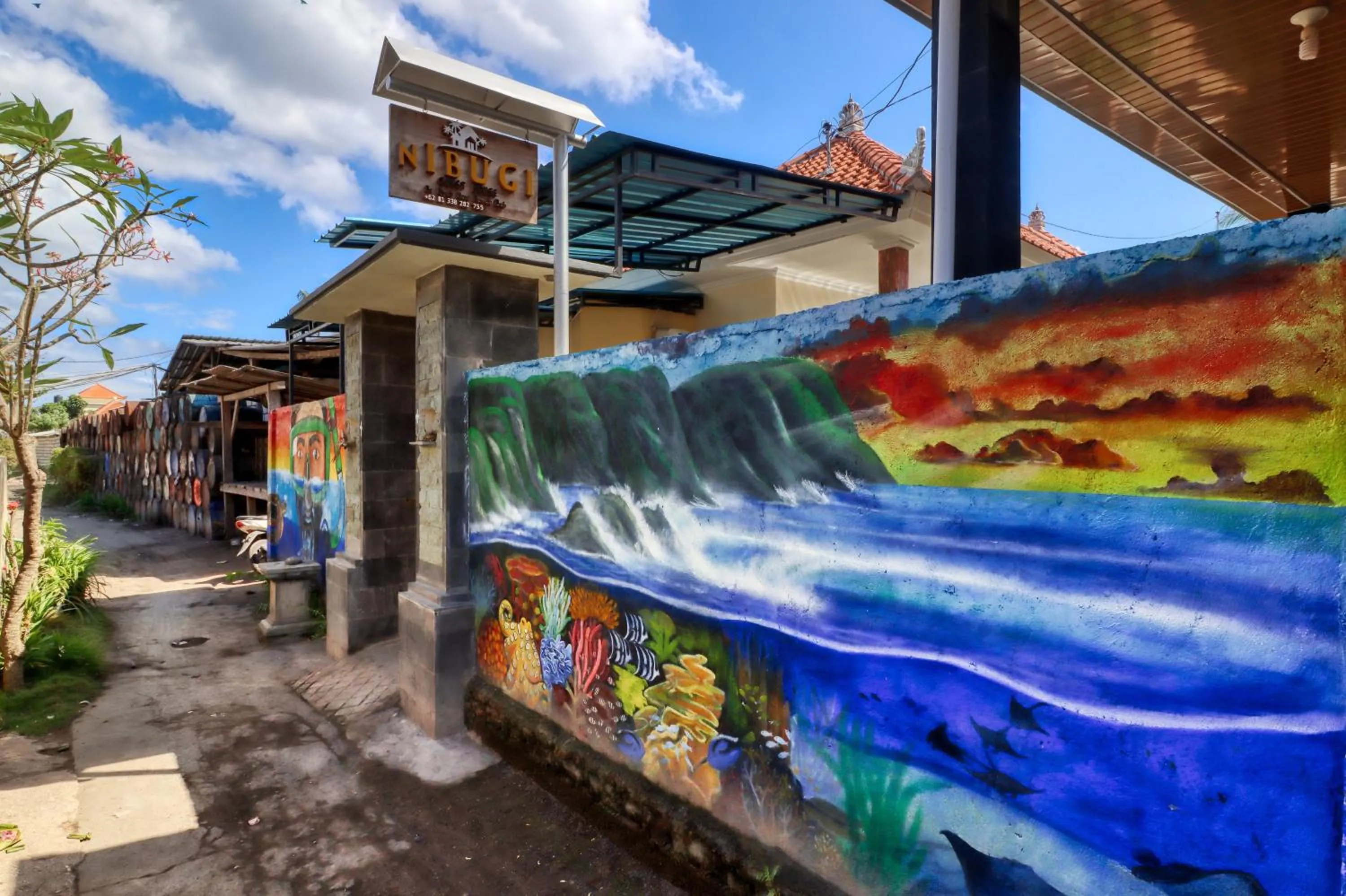 Facade/entrance in Nibugi Guest House