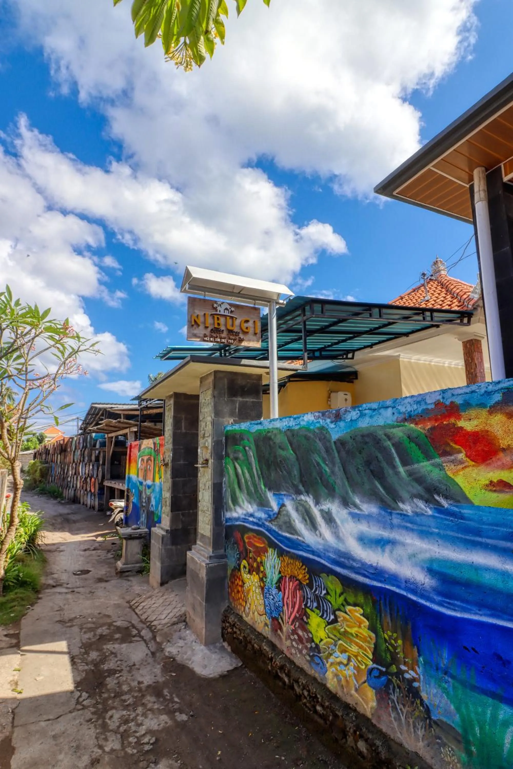Facade/entrance in Nibugi Guest House