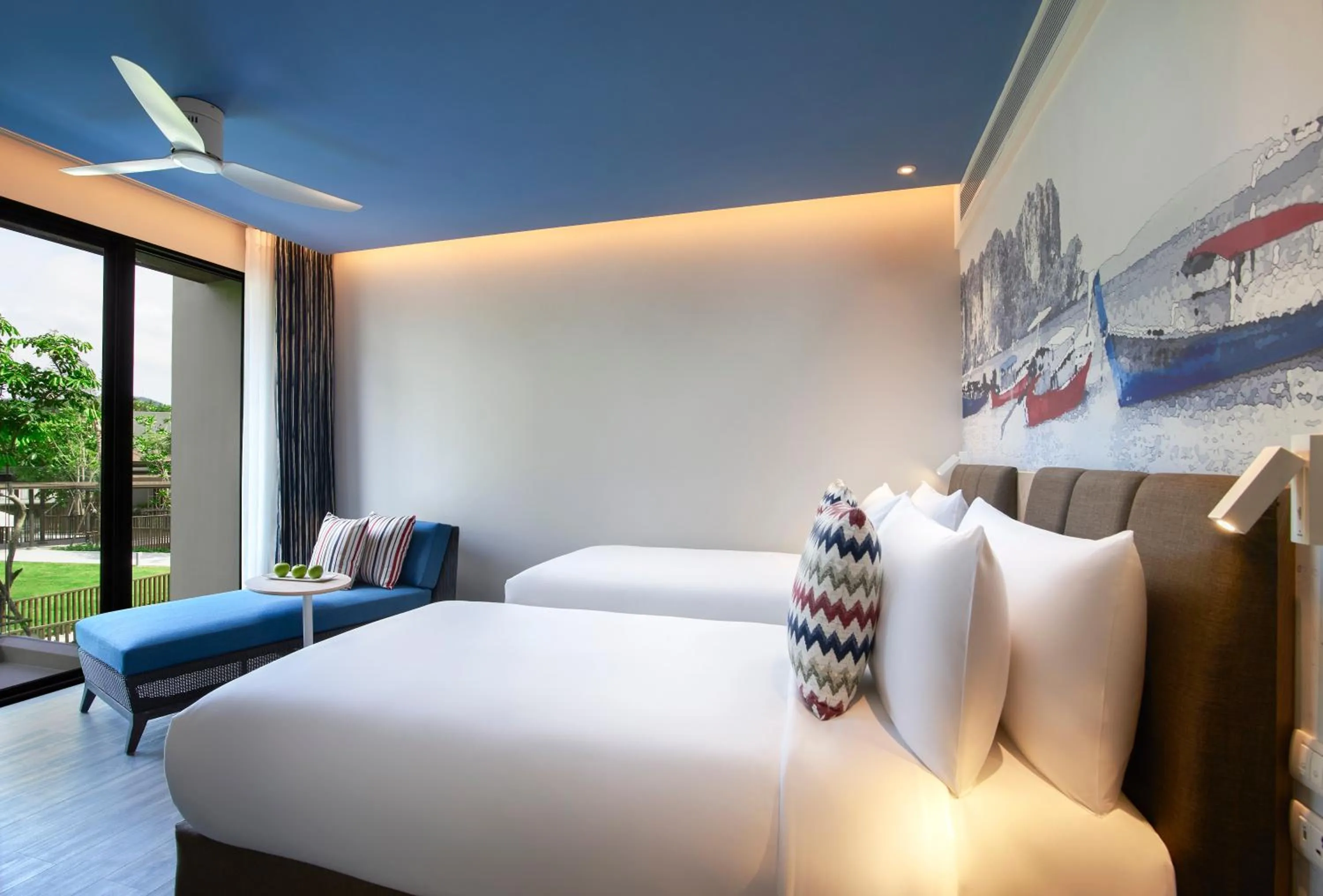 Bed in OZO Phuket