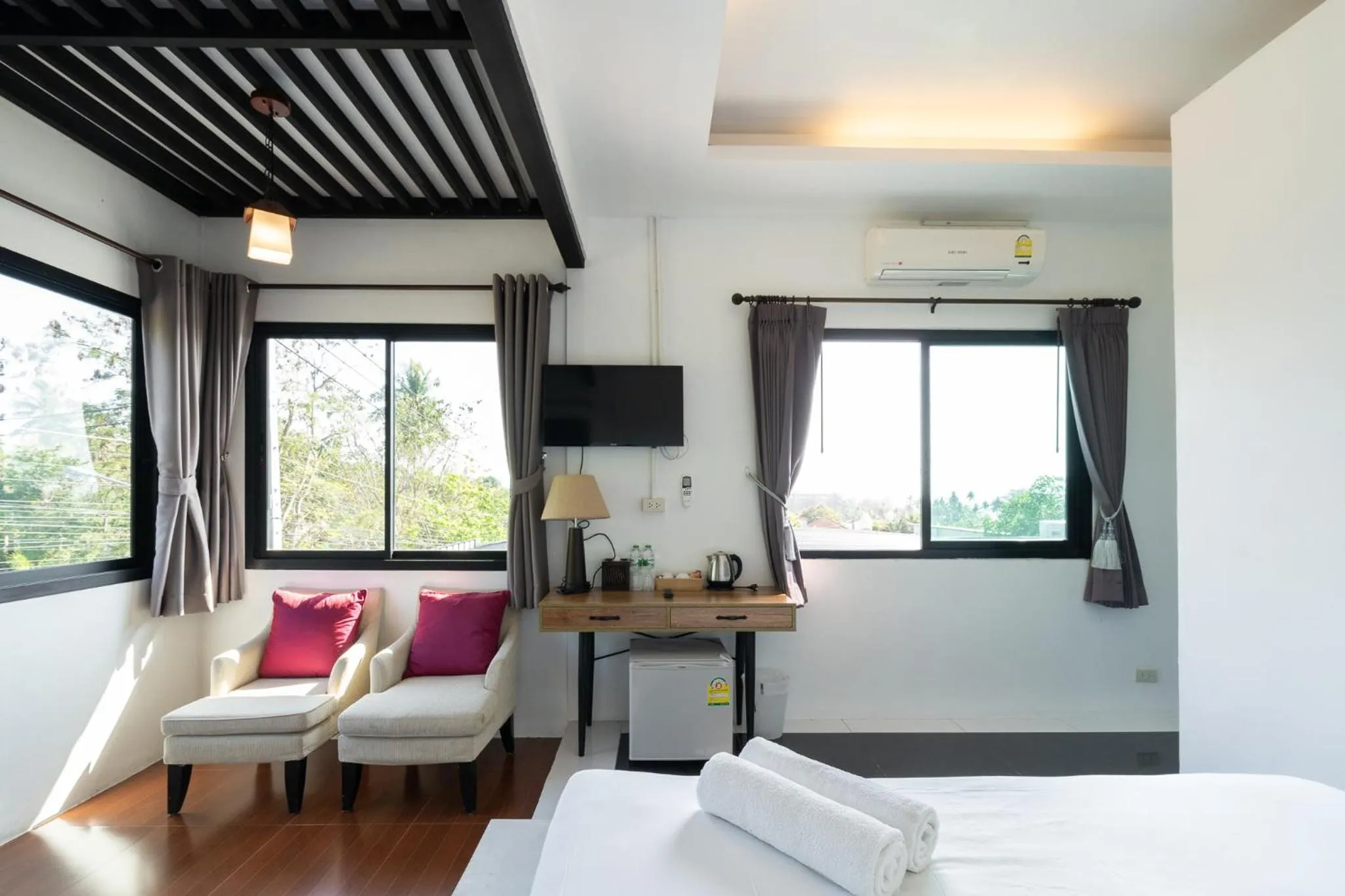 Photo of the whole room, Bed in The Loft Panwa Resort