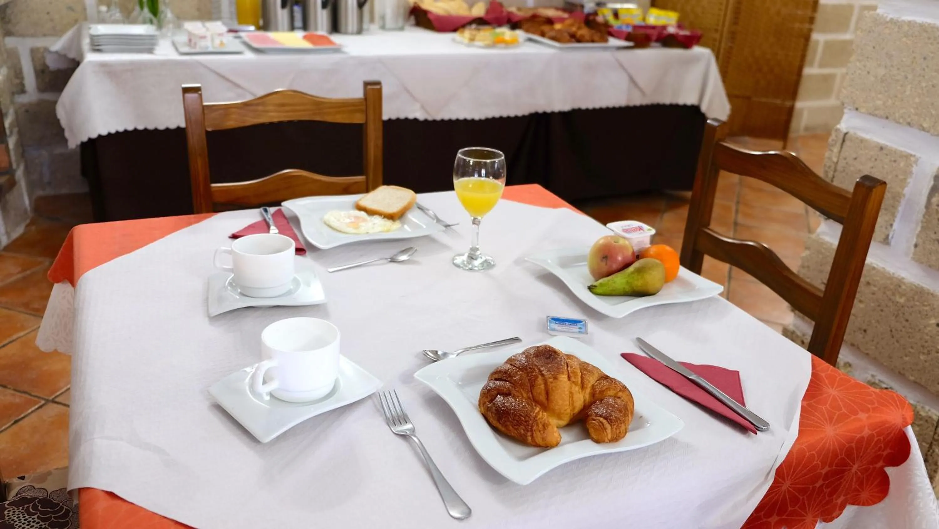 Breakfast in Hotel Rural Finca La Hacienda