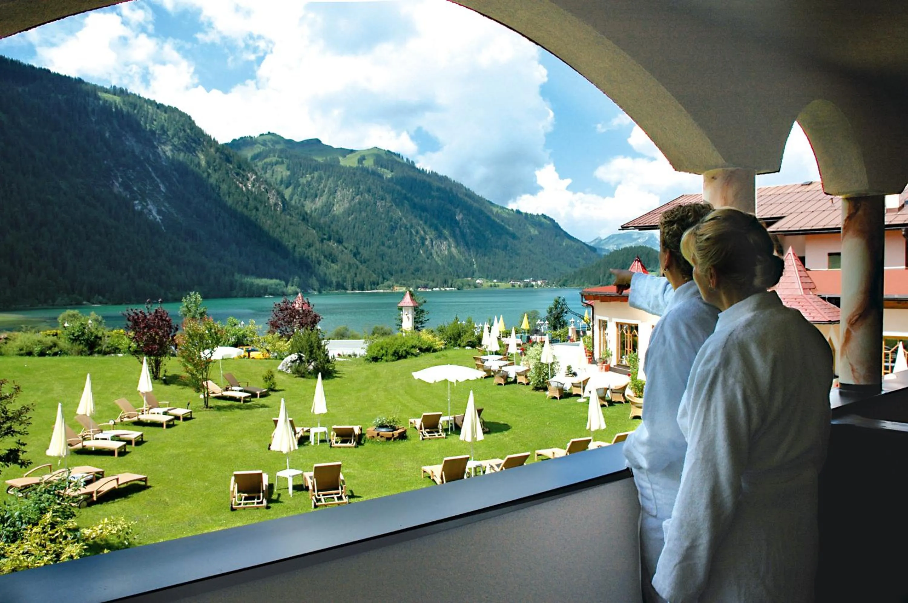 Balcony/Terrace in Romantik Resort & SPA Der Laterndl Hof