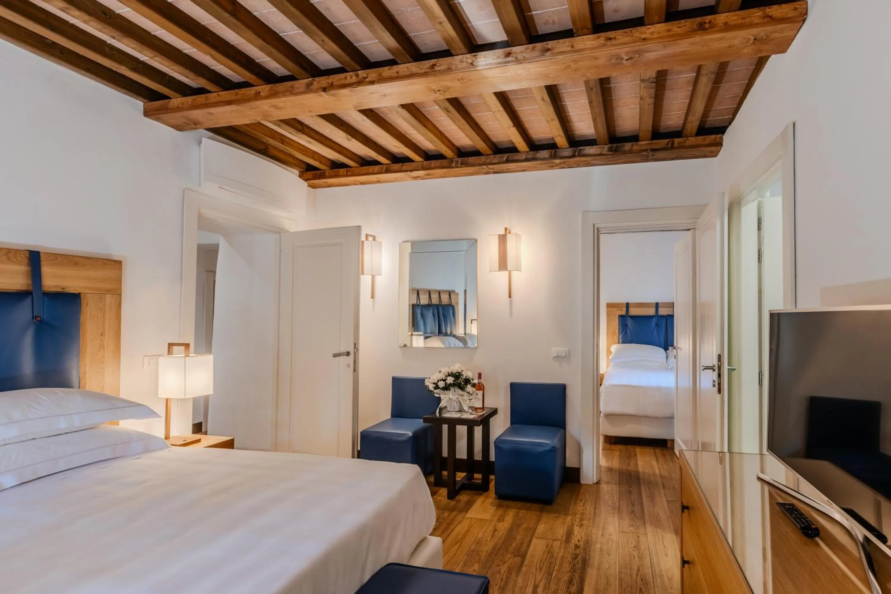 Bedroom, Bed in Villa Tolomei Hotel & Resort