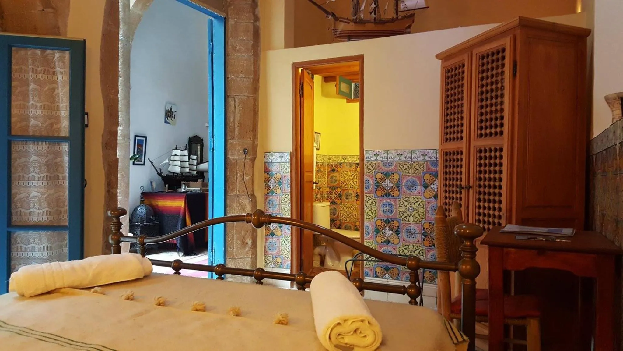 Bedroom, Bed in Riad Le Cheval Blanc