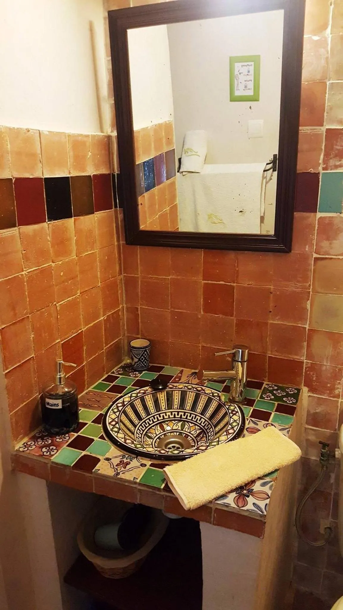 Bathroom in Riad Le Cheval Blanc