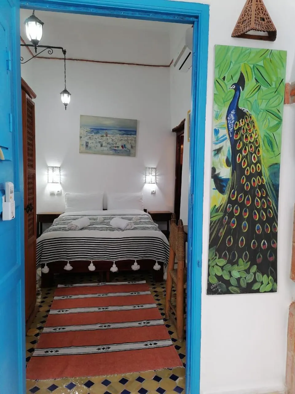 Bedroom, Bed in Riad Le Cheval Blanc