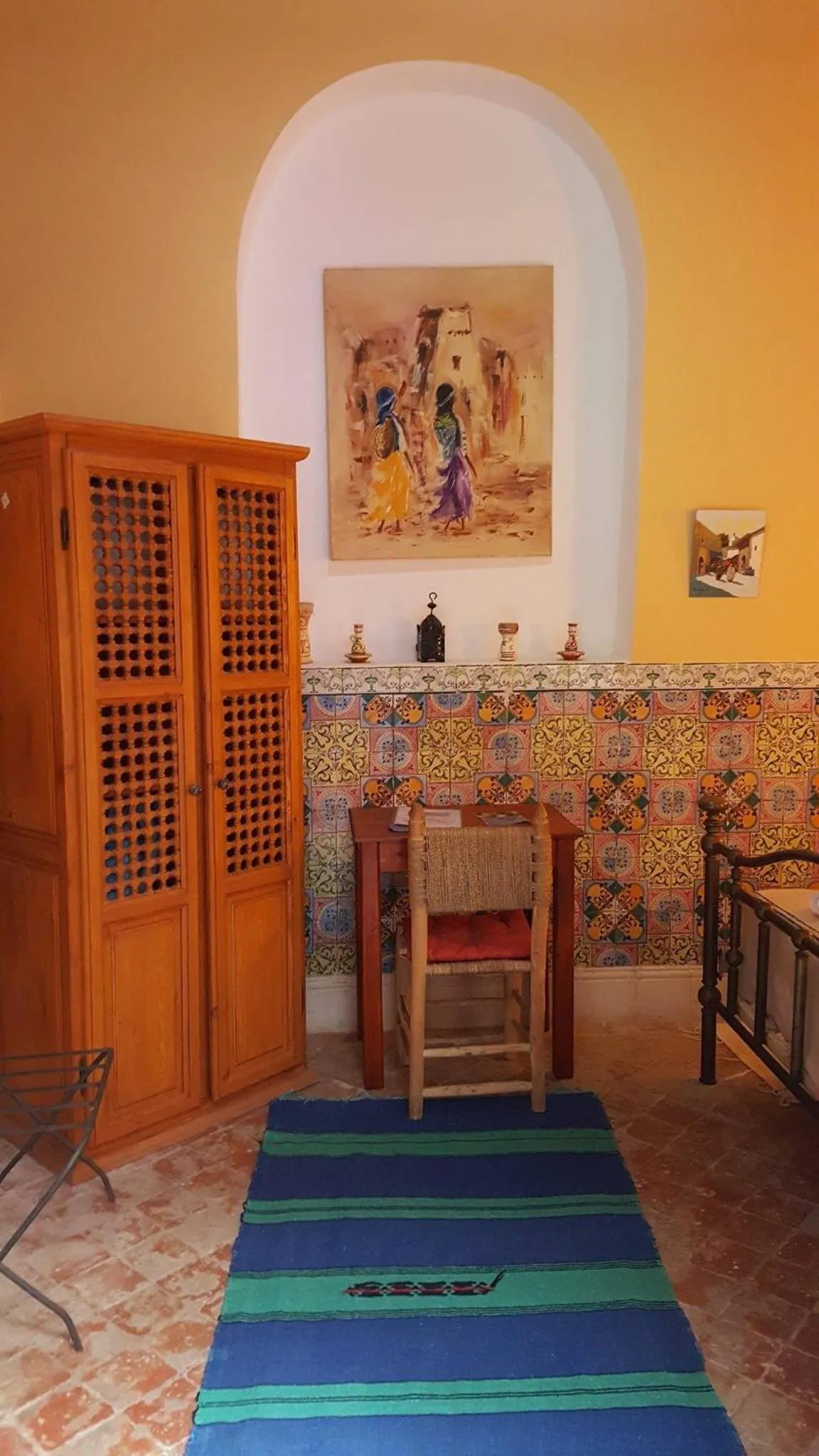 Bedroom in Riad Le Cheval Blanc
