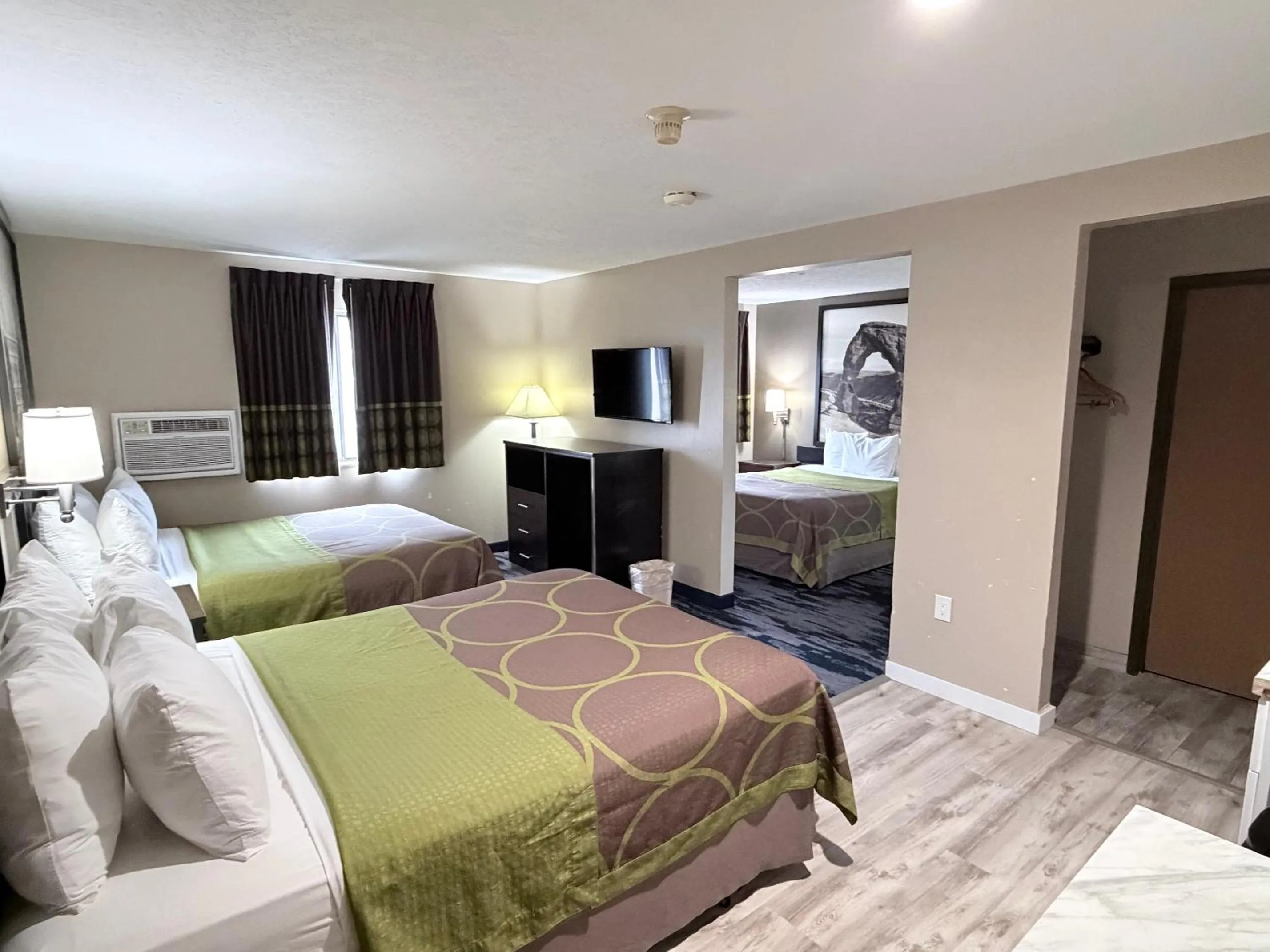 Bed in Super 8 by Wyndham Logan