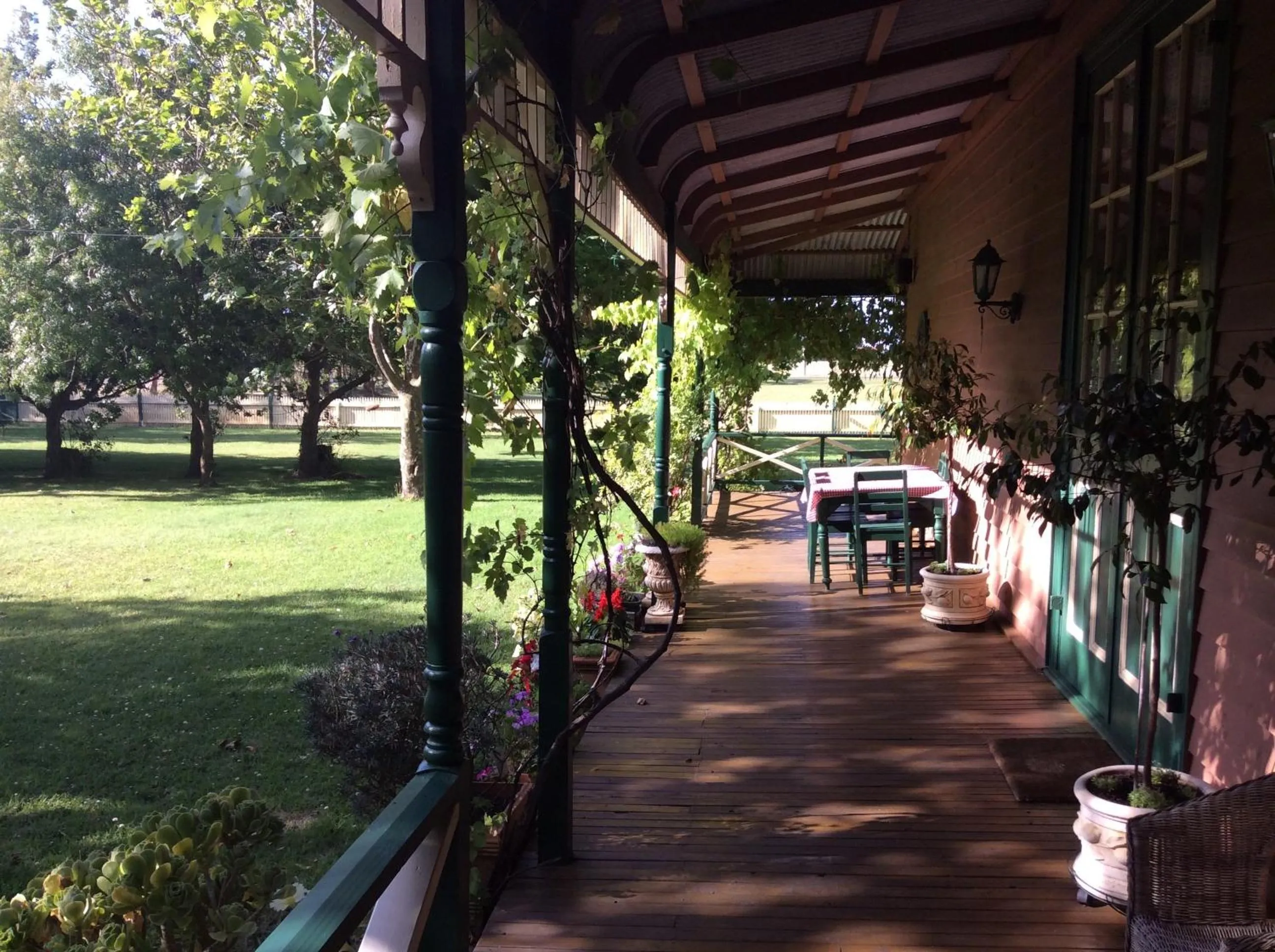 Balcony/Terrace in Butterfly Farm Bed and Breakfast Nirranda