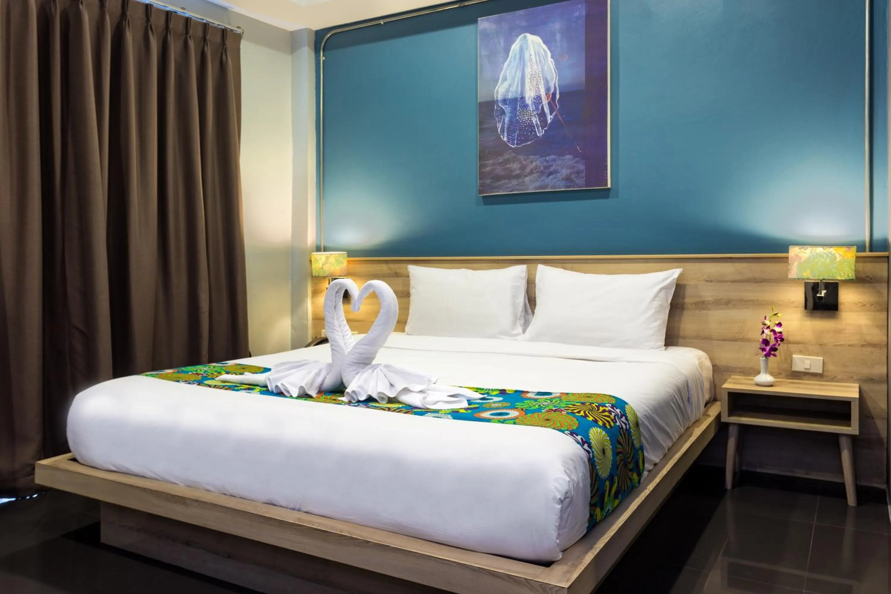 Toilet, Bed in Memory Boutique Patong