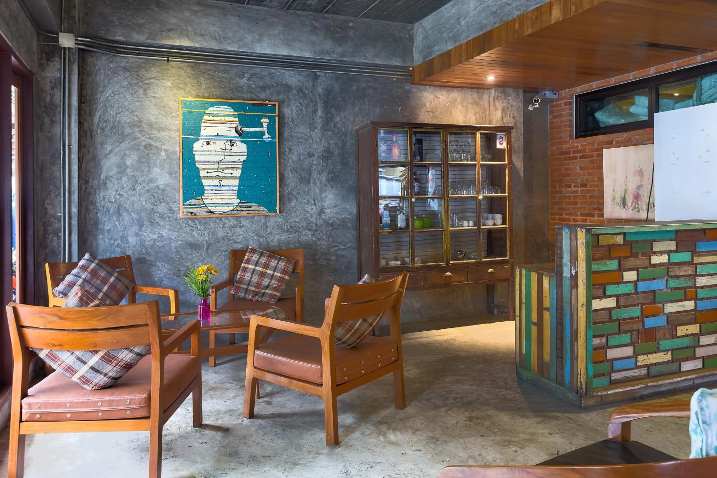 Communal lounge/ TV room in Memory Boutique Patong