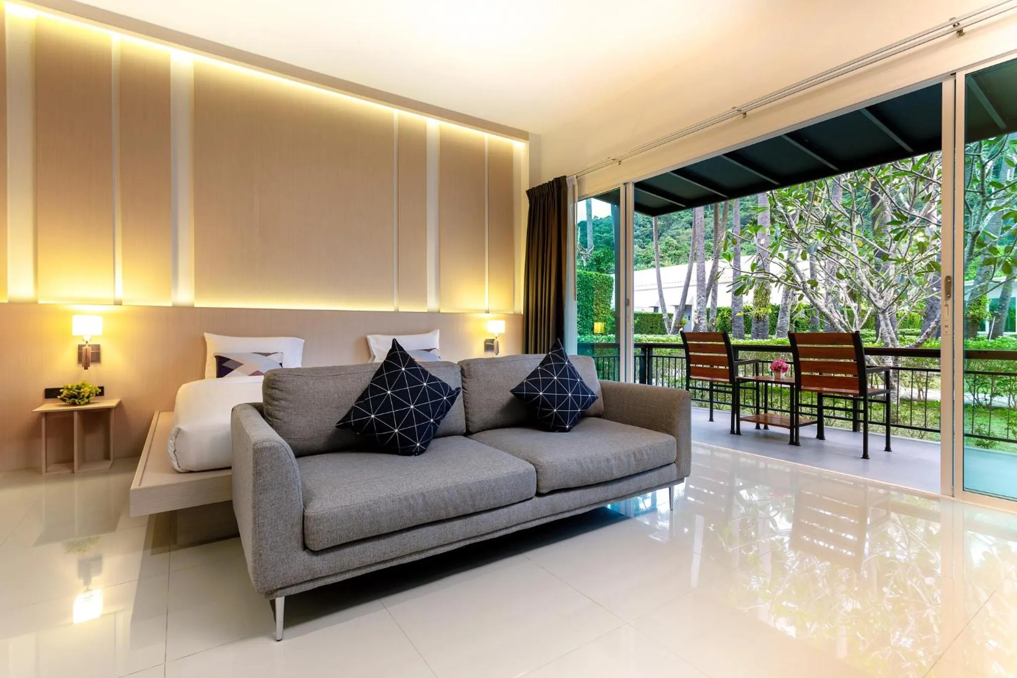 Garden view in The Palmery Resort