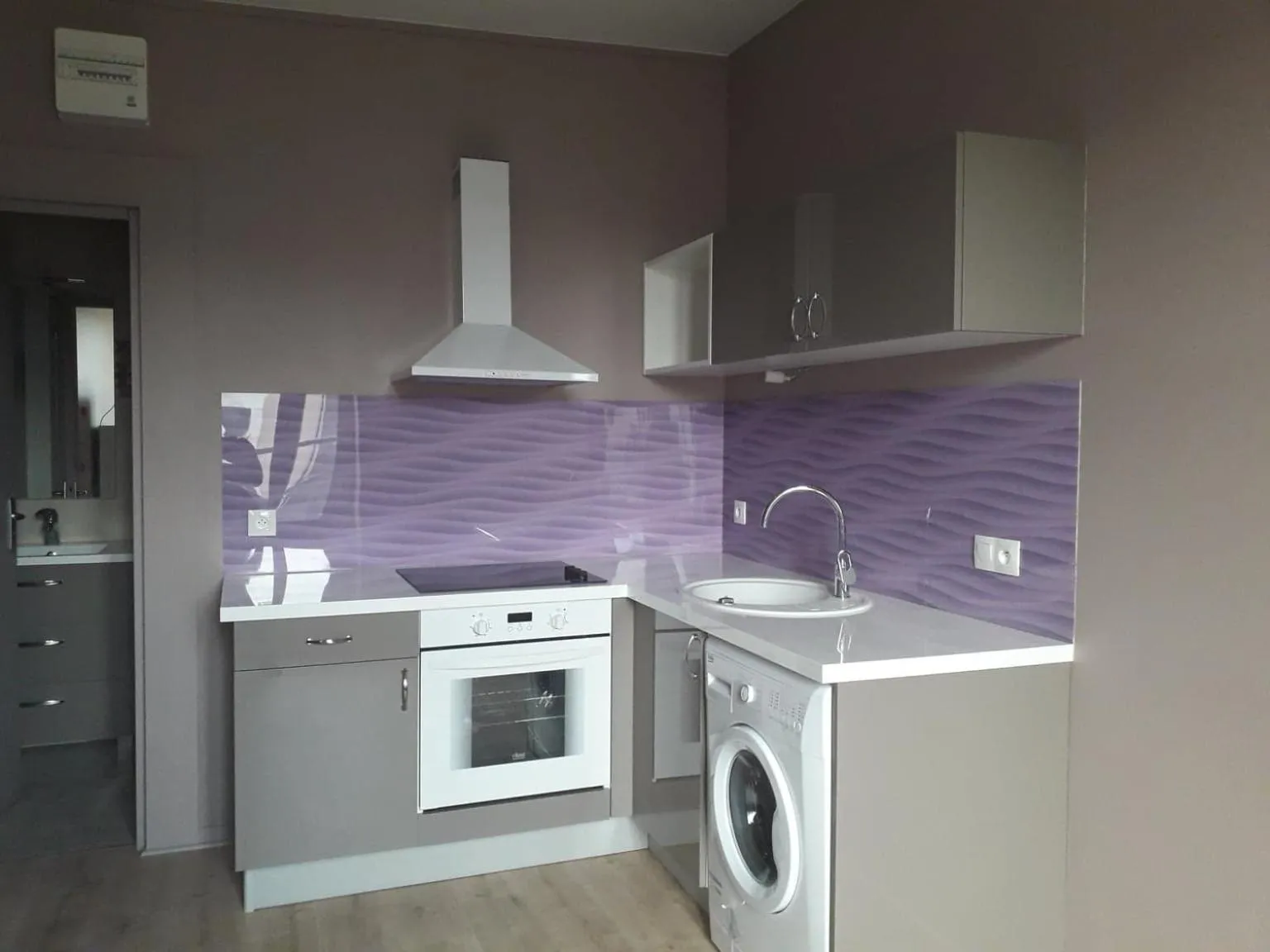 Kitchen or kitchenette in Résidence Valissou