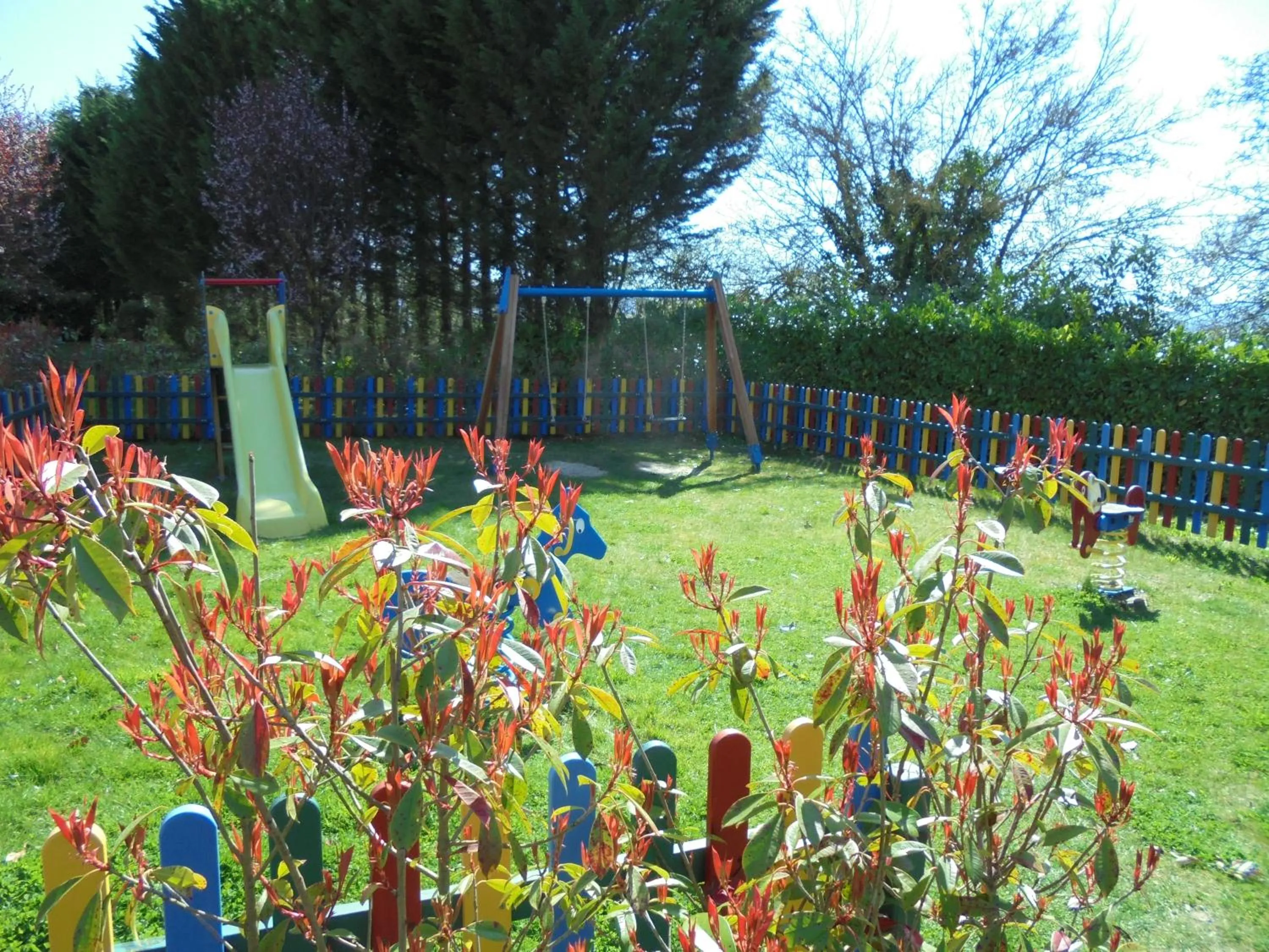 Children play ground in Parador de Argómaniz