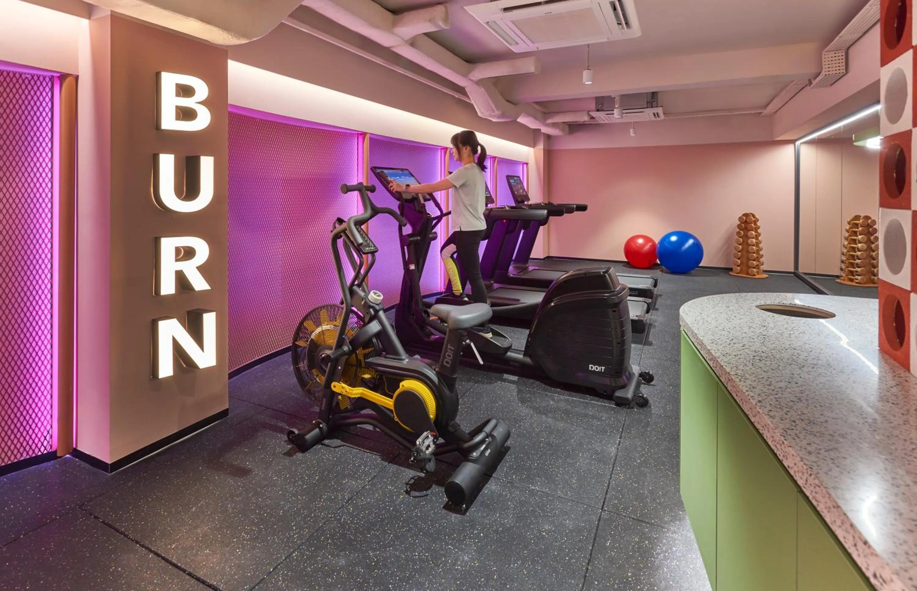 Fitness centre/facilities in lyf Bugis Singapore managed by The Ascott Ltd
