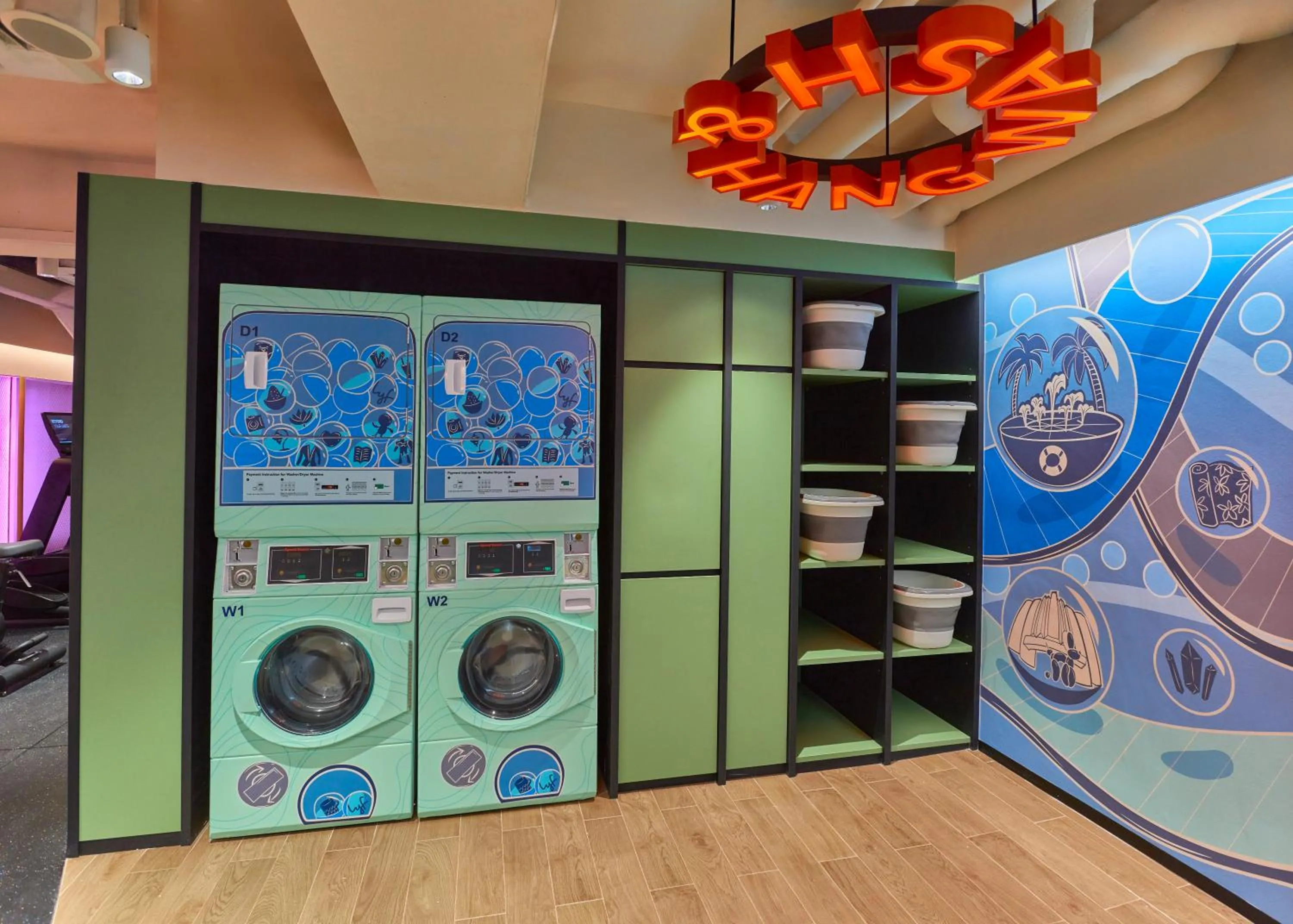 laundry in lyf Bugis Singapore managed by The Ascott Ltd