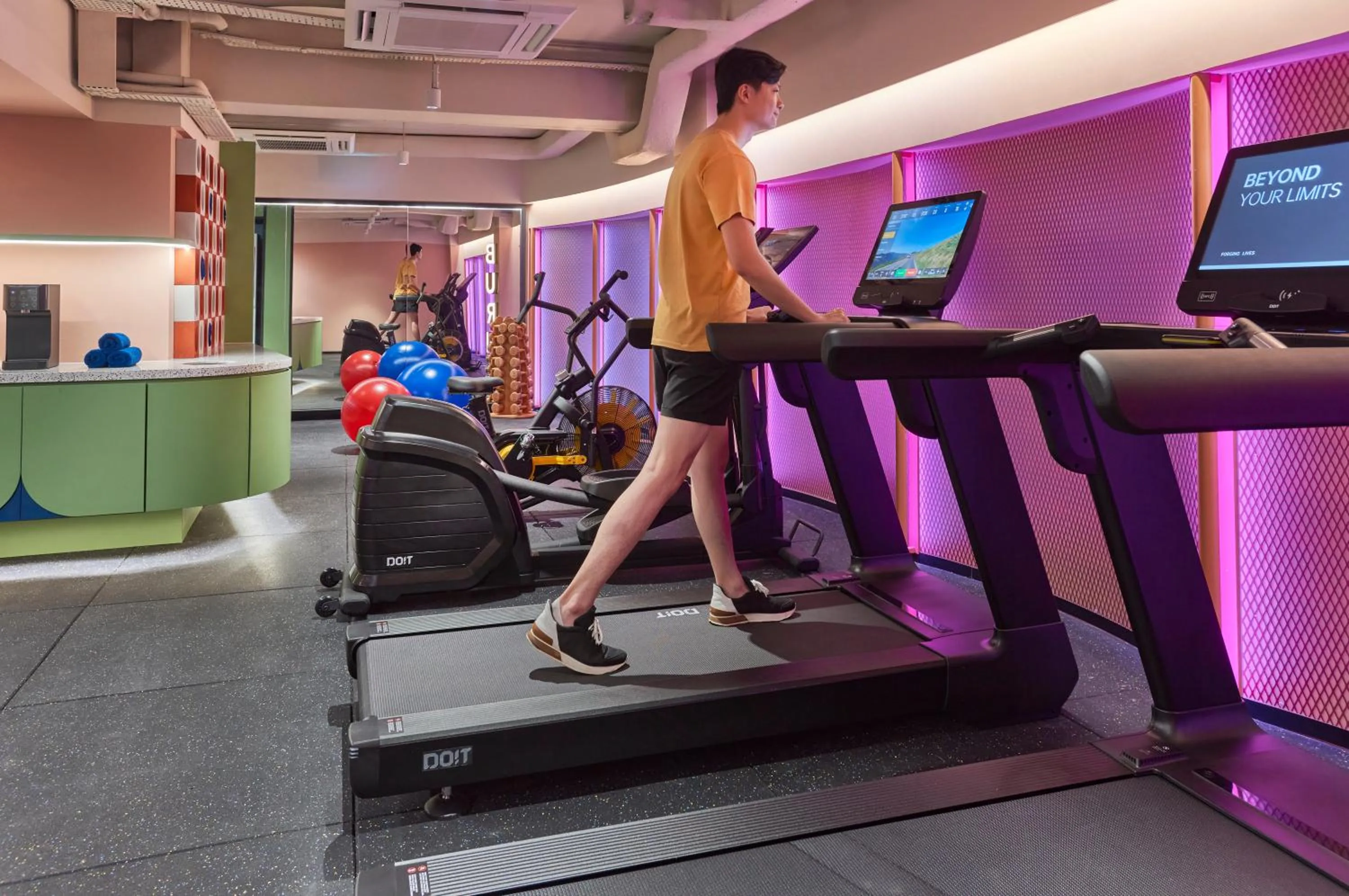 Fitness centre/facilities in lyf Bugis Singapore managed by The Ascott Ltd