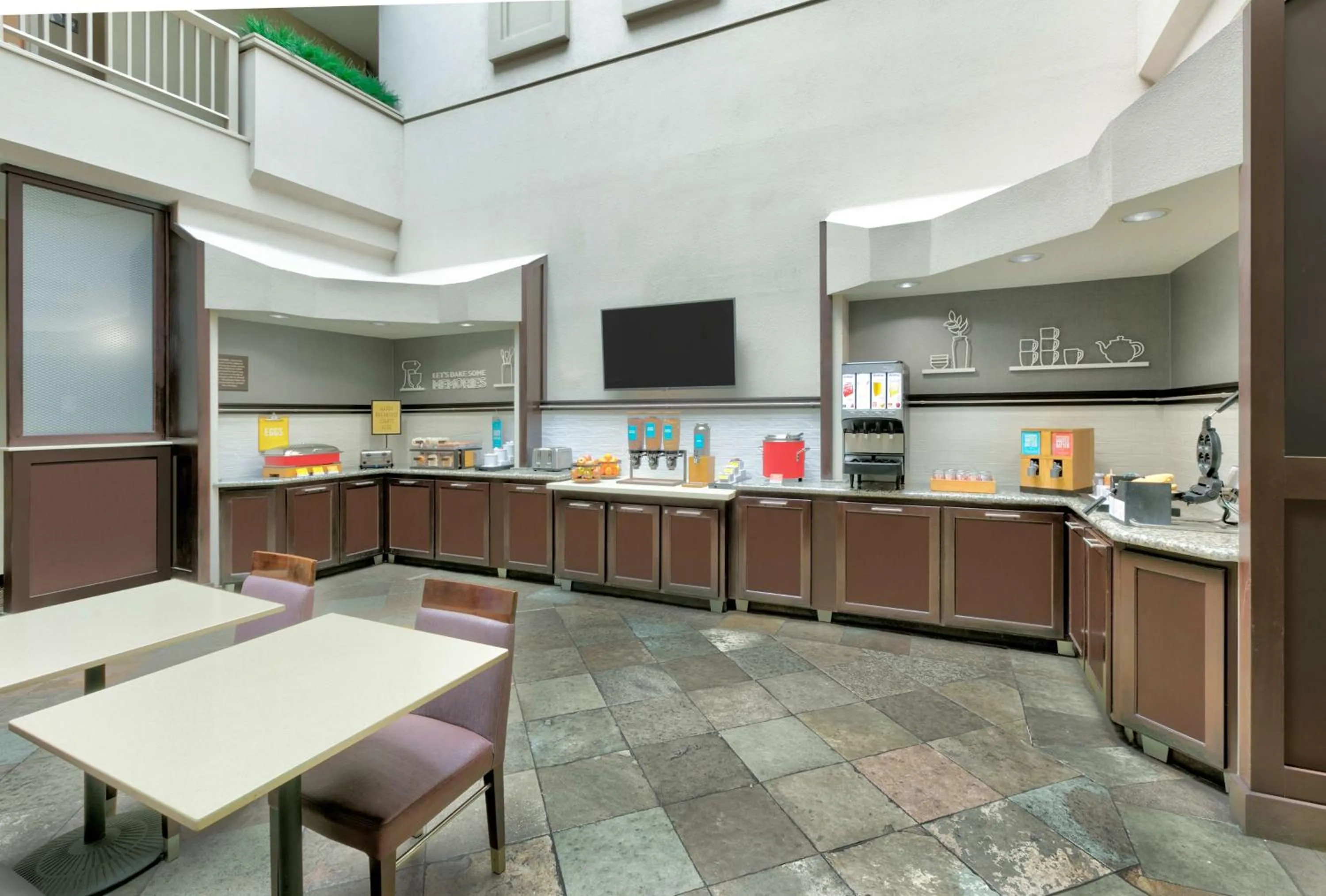 Breakfast in Hampton Inn Santa Cruz