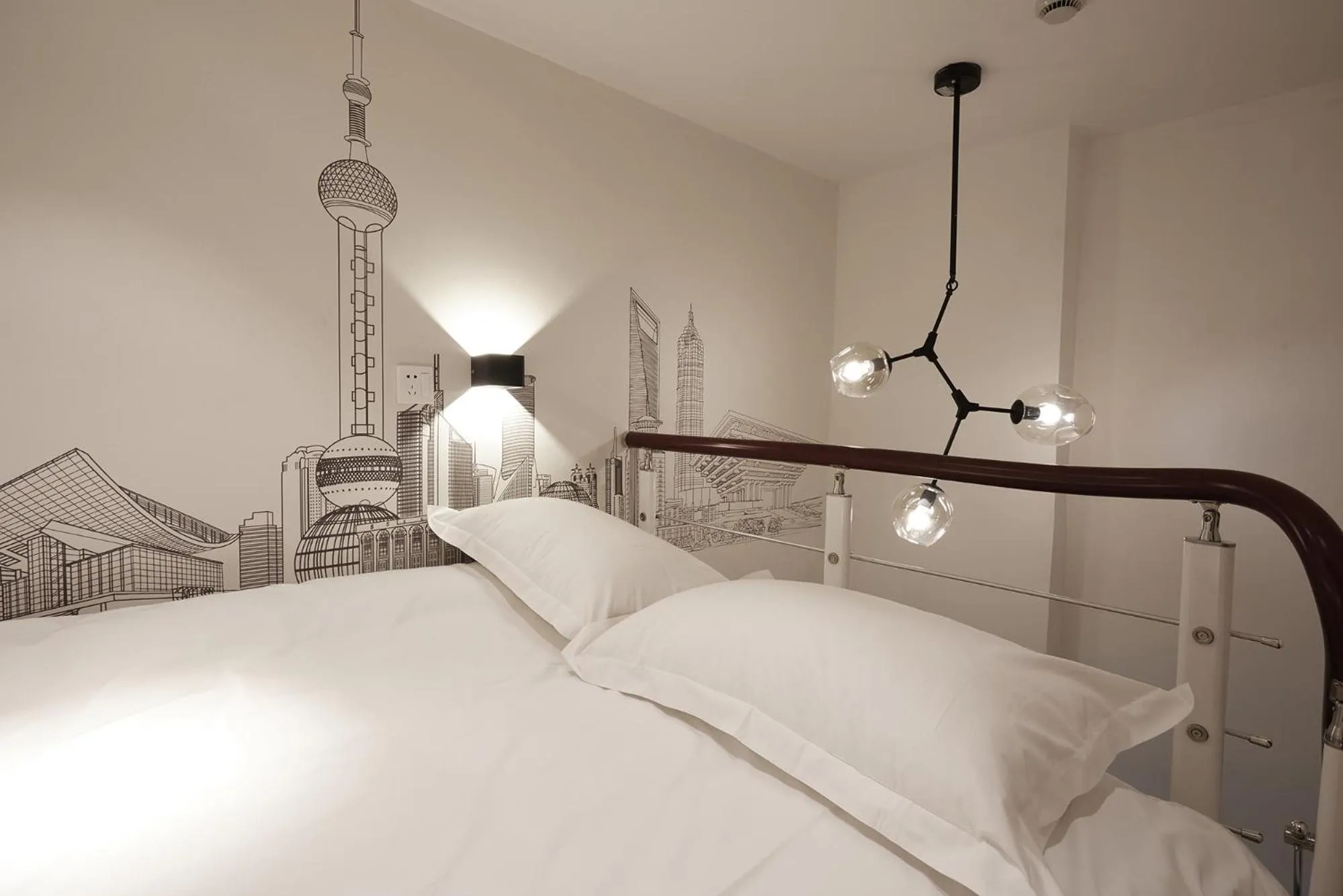 Bed in Meego Yes Hotel