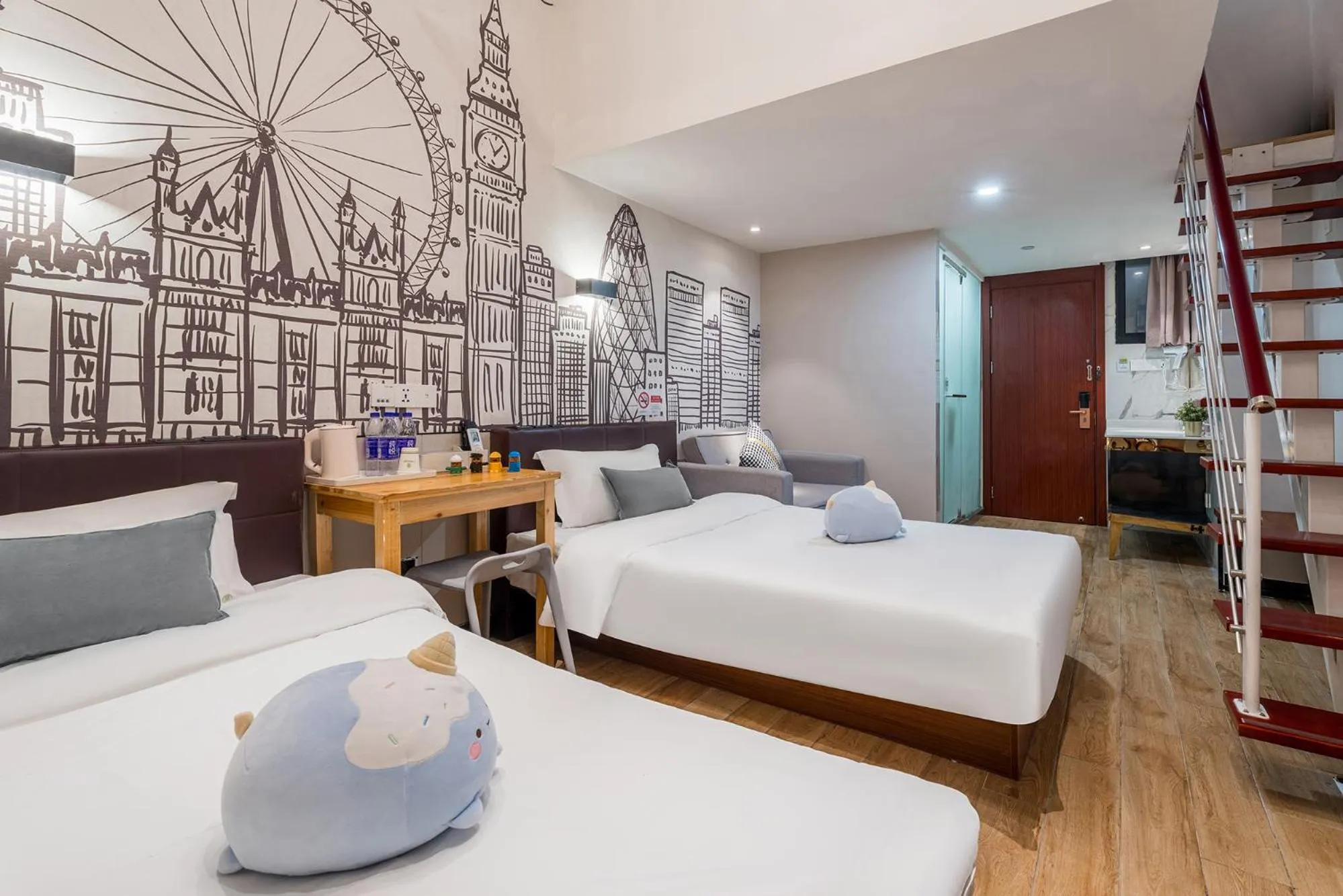 Bed in Meego Yes Hotel