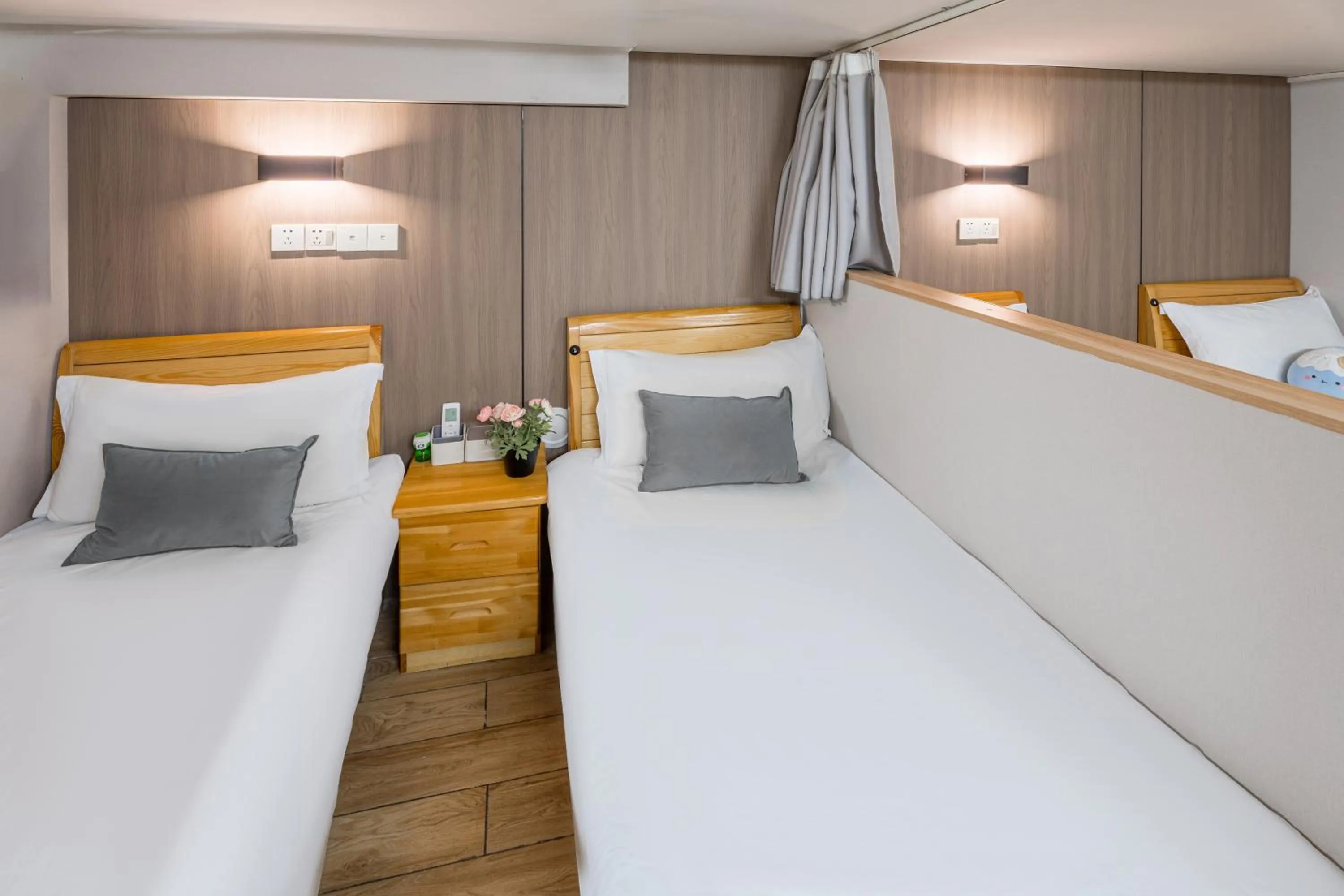 Bed in Meego Yes Hotel