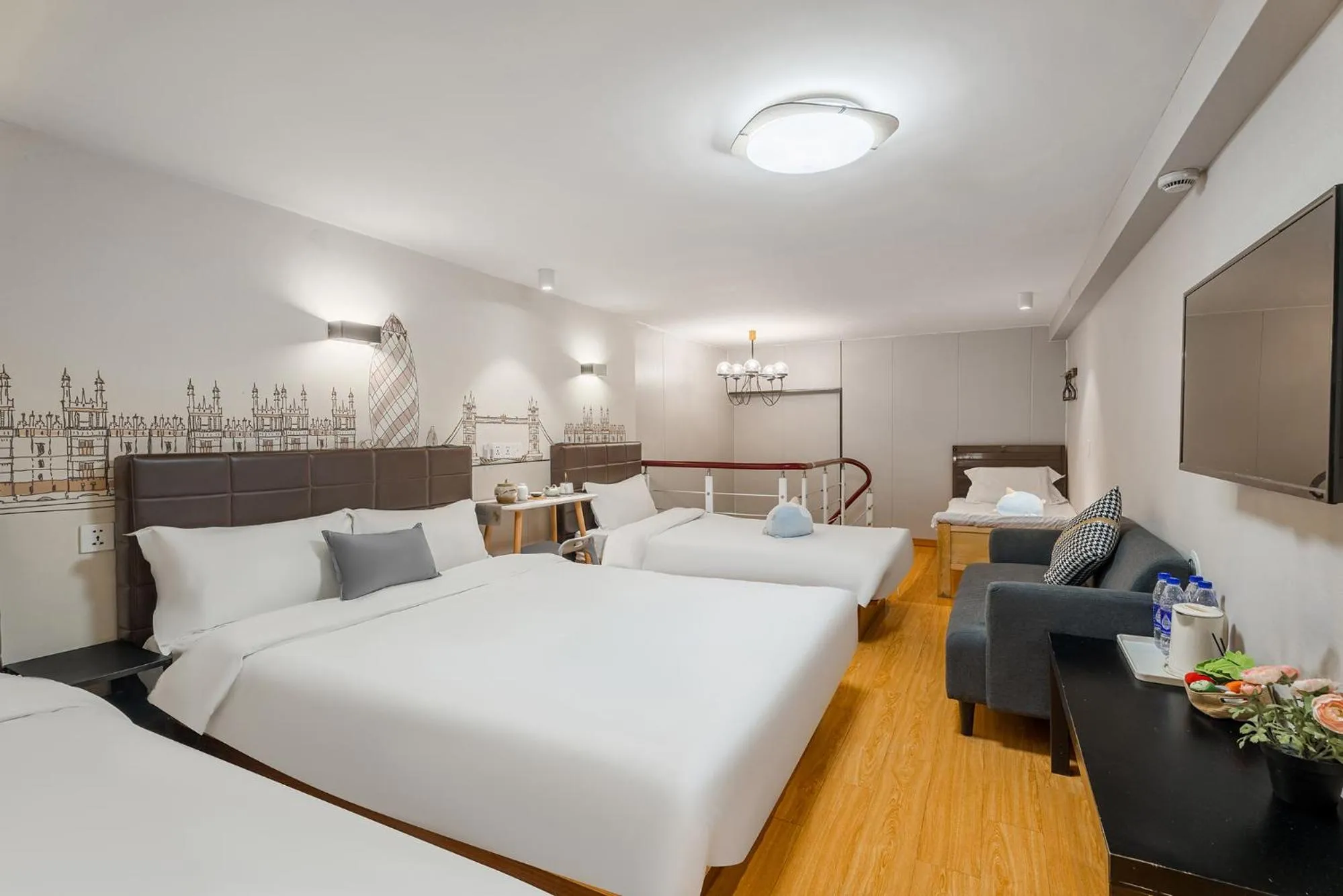 Bed in Meego Yes Hotel