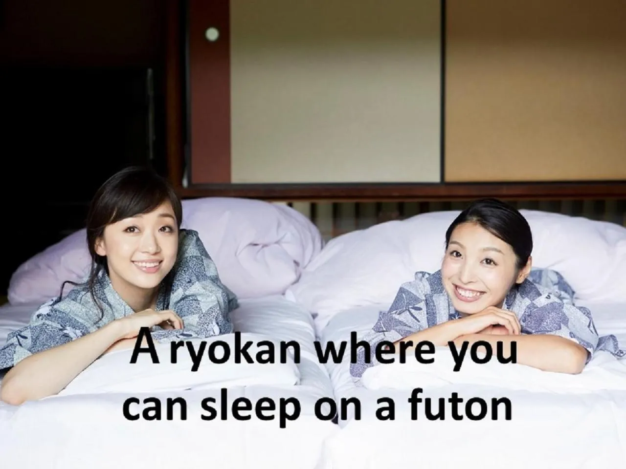 People in Ryokan with natural hot springs and okonomiyaki Miyajima-an Hiroshima