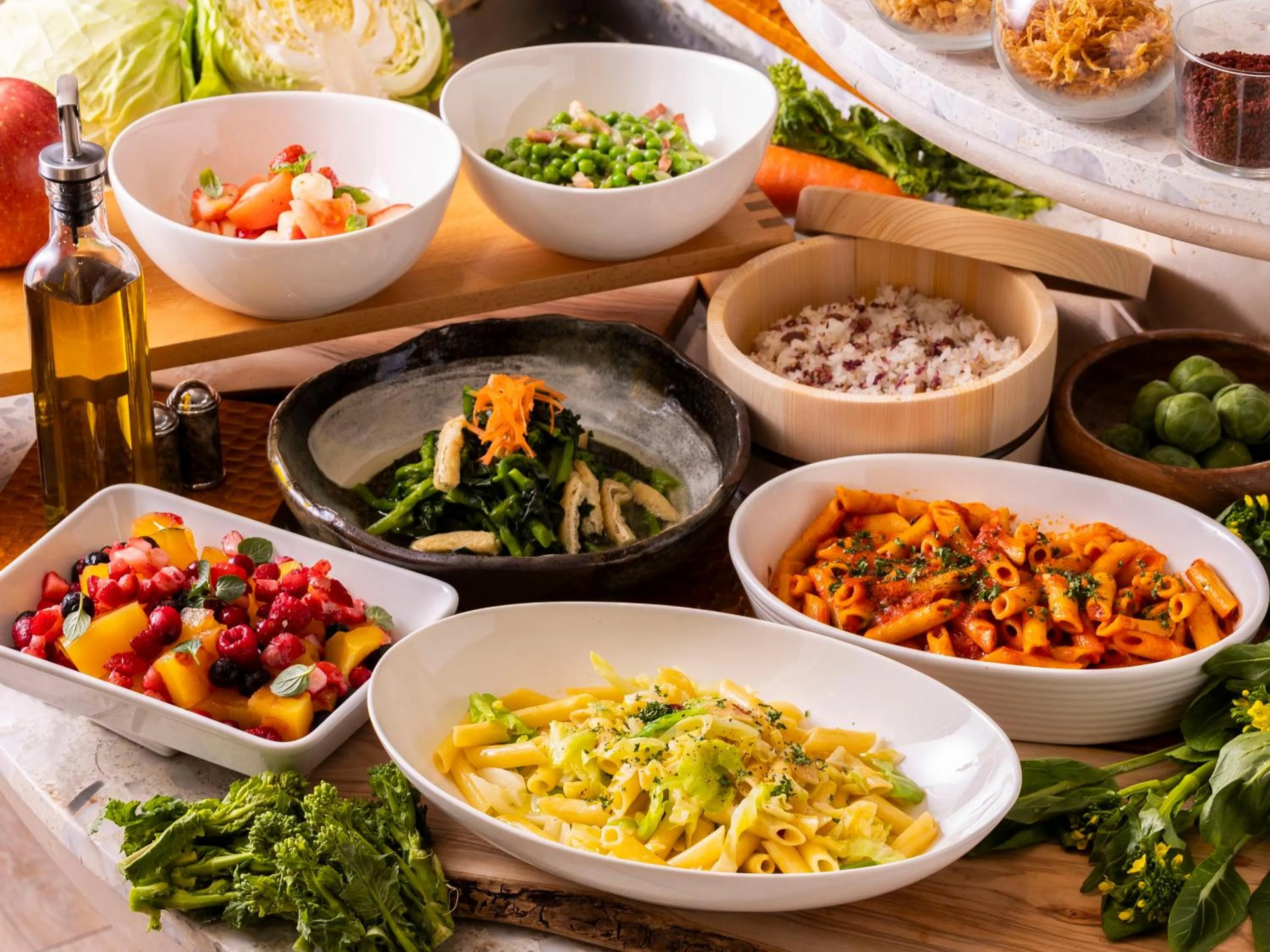 Buffet breakfast in ART HOTEL Aomori