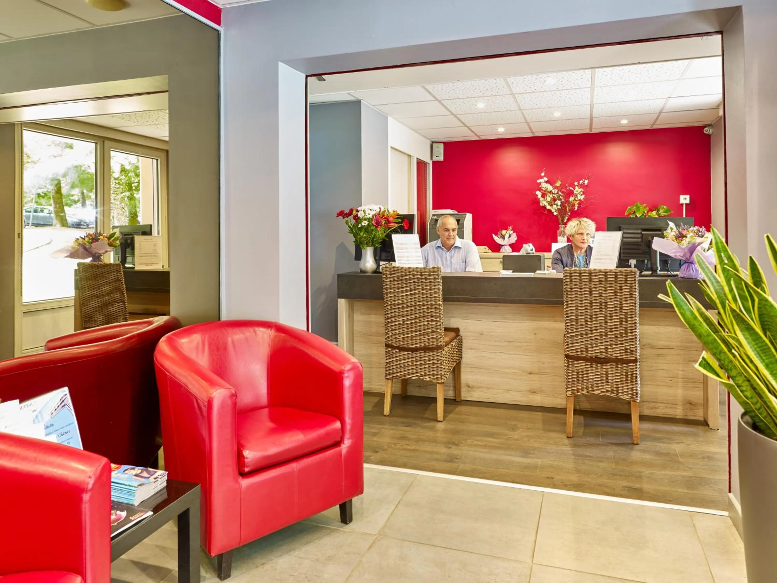 Lobby or reception in Grands Chênes du Parc